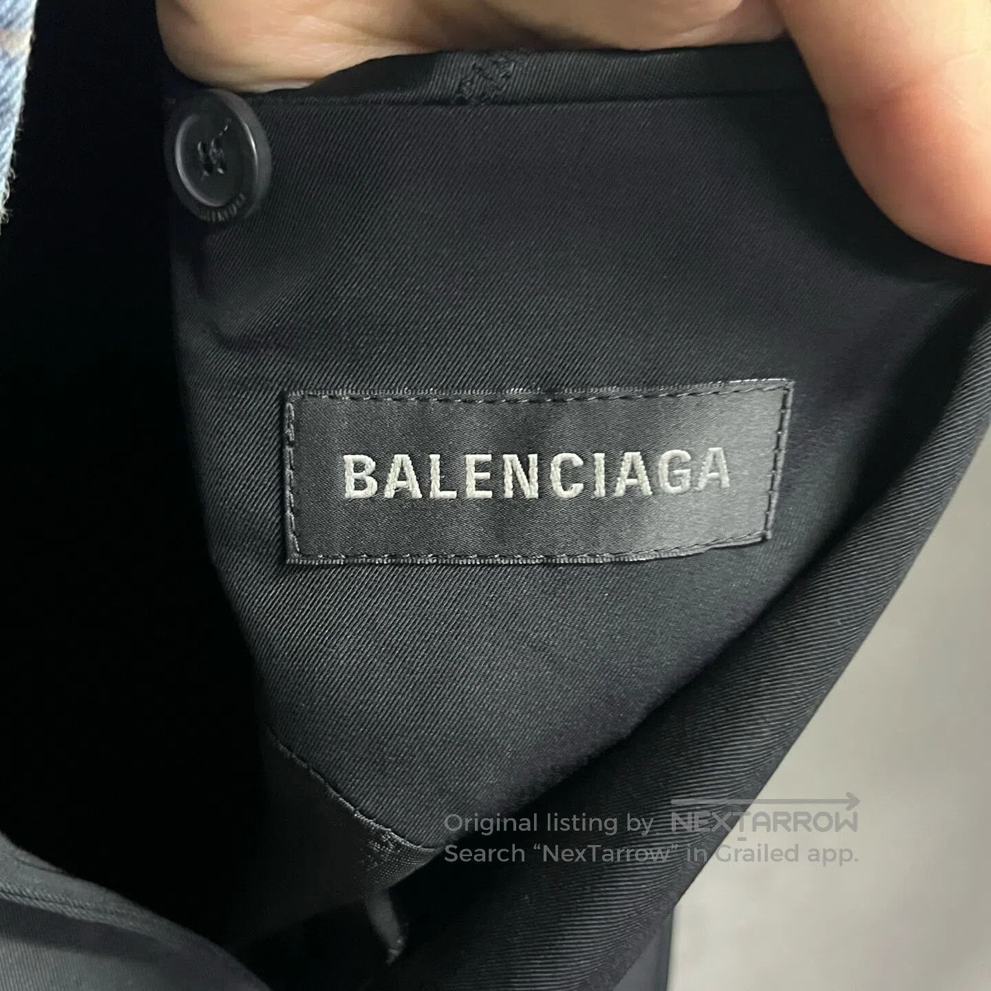 Balenciaga Balenciaga black blazer| Size 34R - 3 Thumbnail