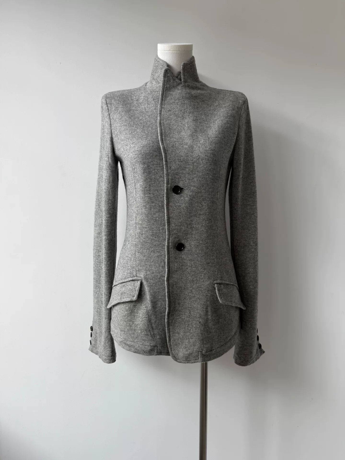 Yohji Yamamoto yohji yamamoto noir wool blazer jacket Size US M / EU 48-50 / 2 - 1 Thumbnail