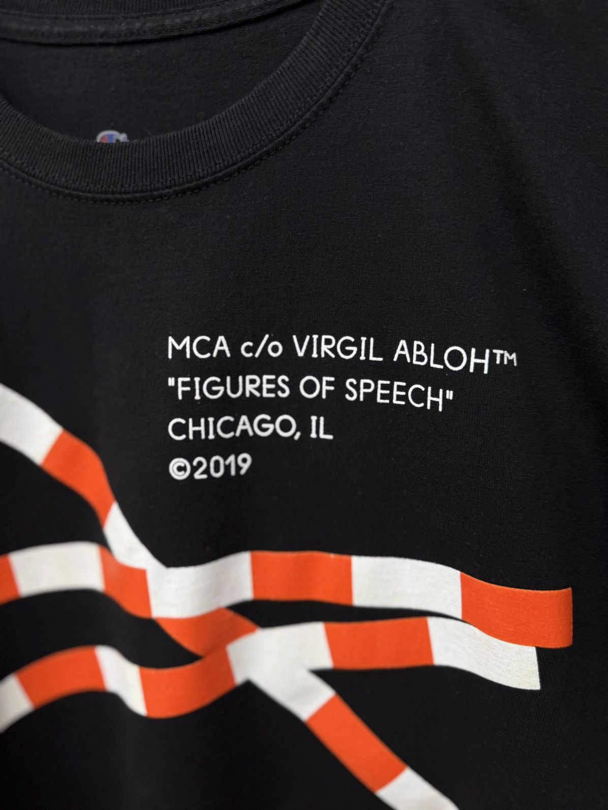 Off-White Off White Champion Tee Shirt Virgil Abloh Size M Size US M / EU 48-50 / 2 - 11 Thumbnail