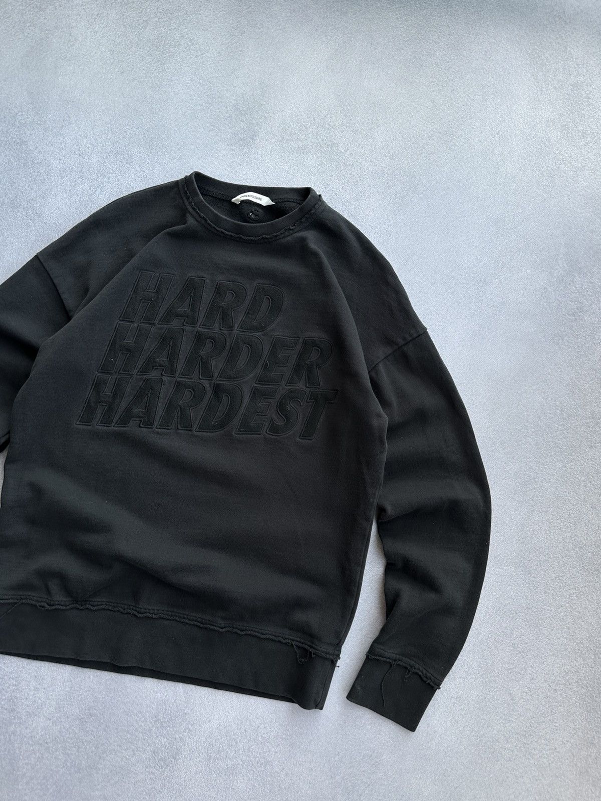 Zadig & Voltaire Zadig & Voltaire Scott Bis Sweatshirt Hard Harder Hardest Size US M / EU 48-50 / 2 - 5 Thumbnail