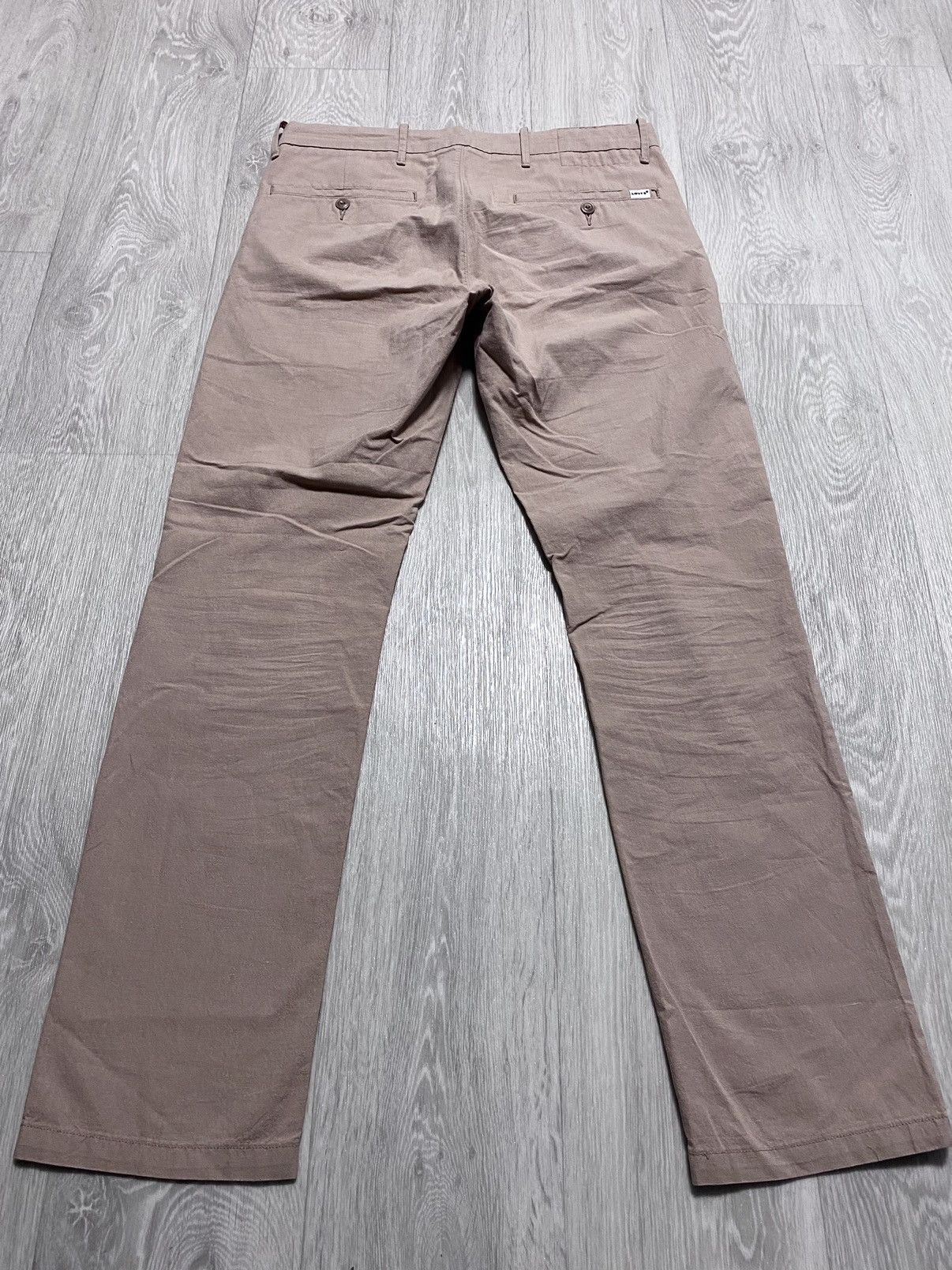 Levi's Vintage Clothing Levi’s Cotton Linen Sand Casual Chino Trousers Pants Size US 31 - 7 Thumbnail