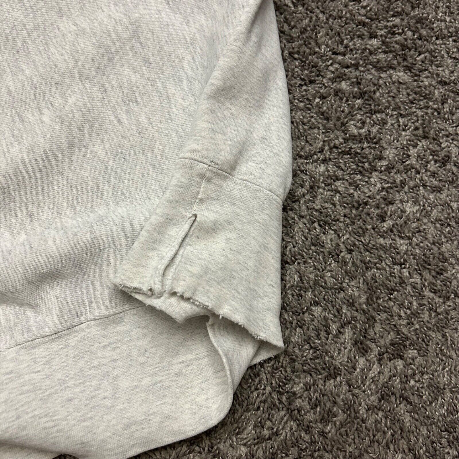 Vintage Vintage Thrashed Sweatshirt Crewneck Pullover 90s y2k Gray Size US XL / EU 56 / 4 - 7 Thumbnail