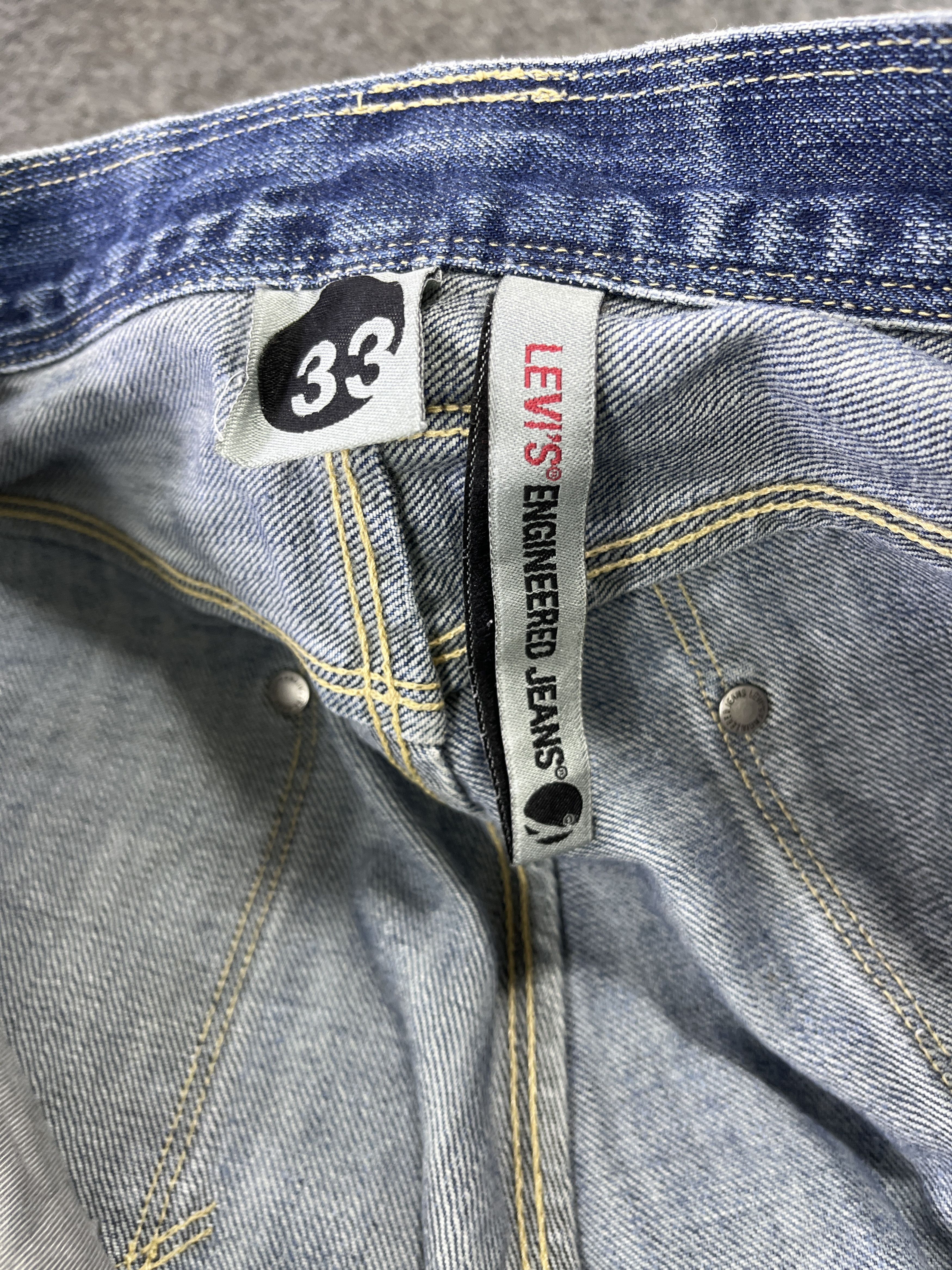 Levi's Vintage Levis Engineered Distressed Jeans 33 x 30 - J916 Size US 33 - 13 Thumbnail