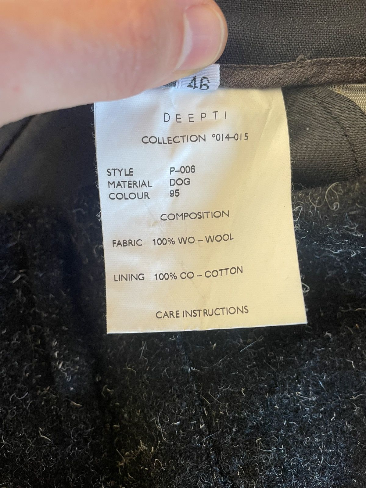 Deepti Vulcanized wool pants Size US 30 / EU 46 - 5 Thumbnail