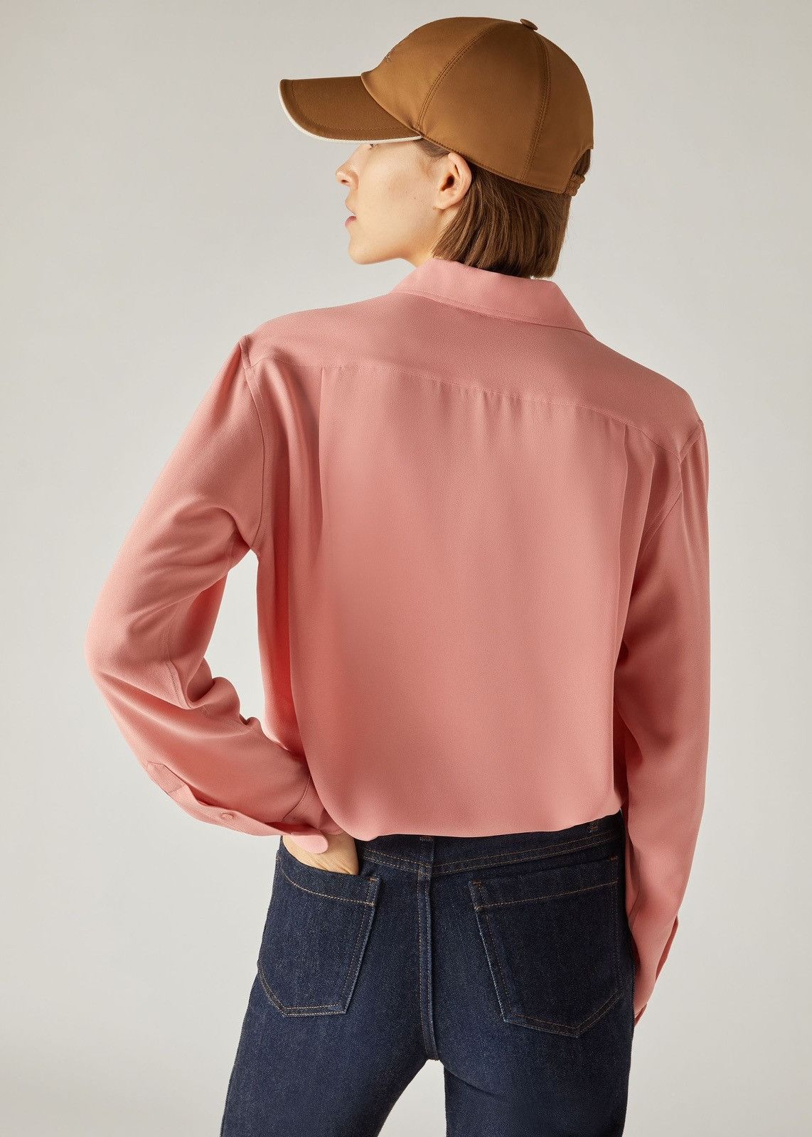 Loro Piana o1srvl11e0825 FAM8851 Neo Andrè Shirt in Pink Size L / US 10 / IT 46 - 3 Thumbnail