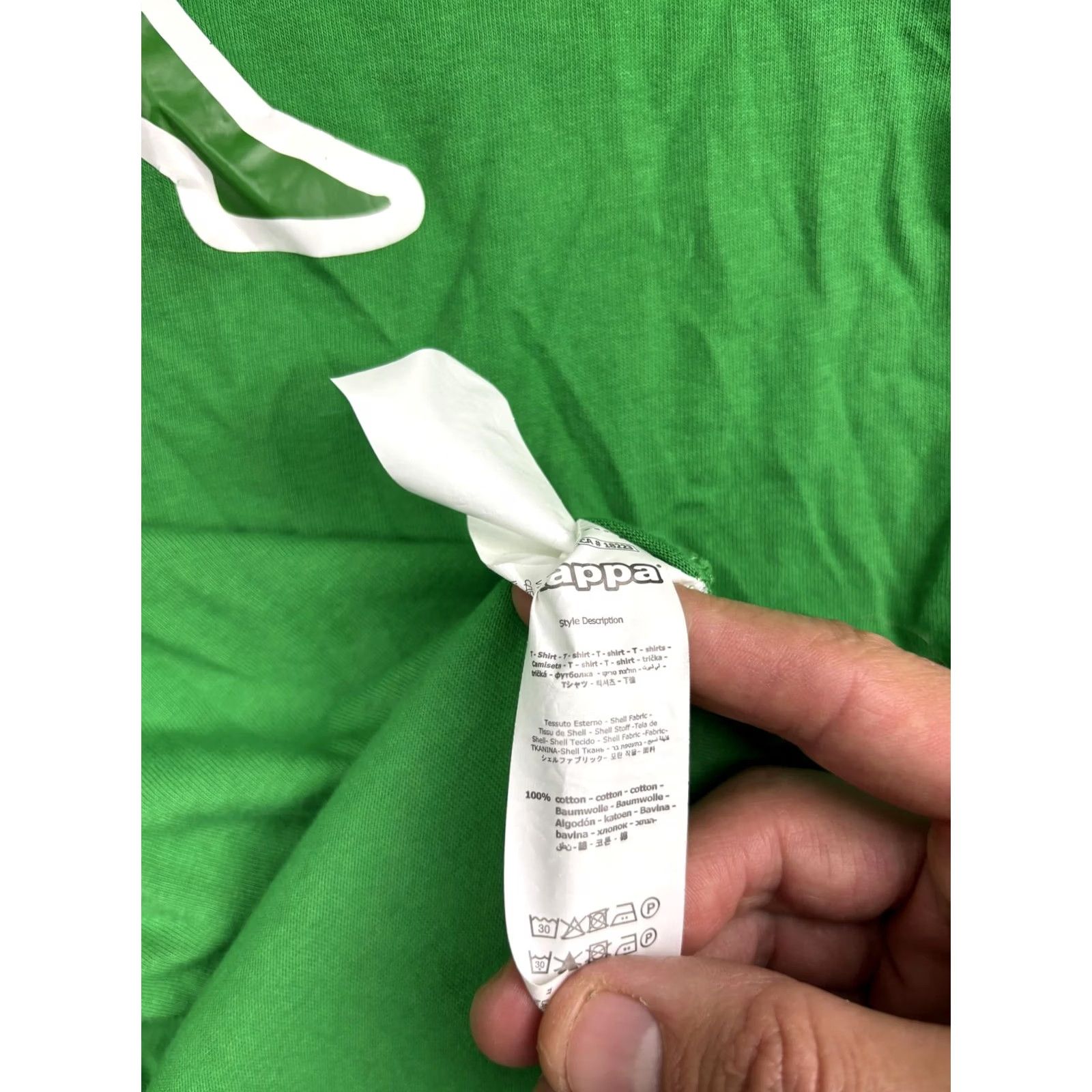 Kappa Kappa Shirt Mens Small Green Logo Tape Sleeve T-Shirt Soccer Athletic Retro Size US S / EU 44-46 / 1 - 6 Thumbnail