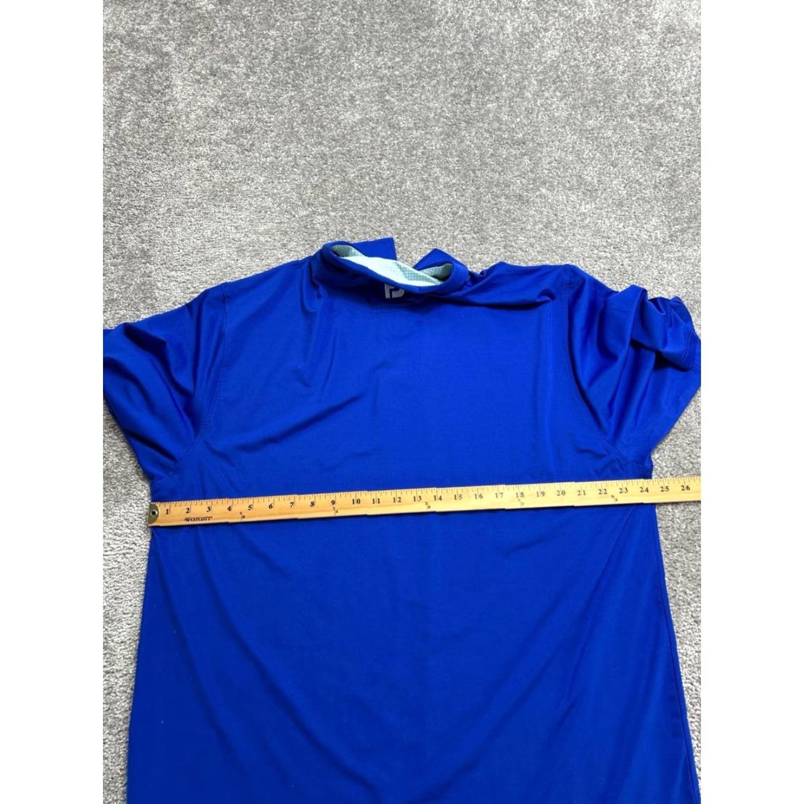 Footjoy FootJoy ProDry Polo Shirt Mens XL Blue Pique Stretch Logo Golf Tennis Sports Shirt XL Men Blue ProDry Polo FootJoy Brands Size US XL / EU 56 / 4 - 7 Thumbnail