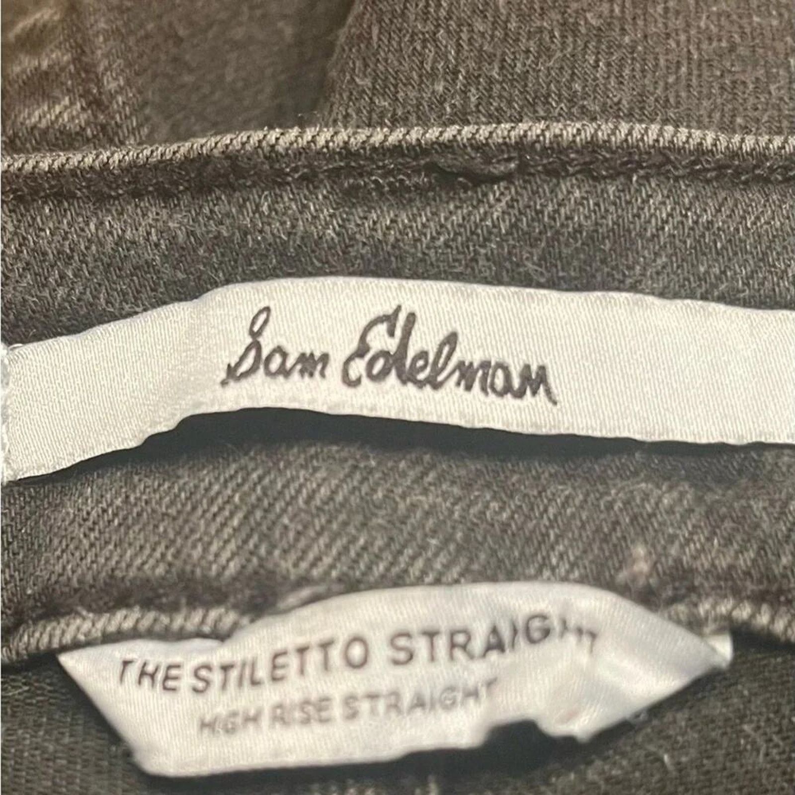 Sam Edelman Sam Edelman The Stiletto Straight black jeans, size 29. Size 29" - 2 Thumbnail