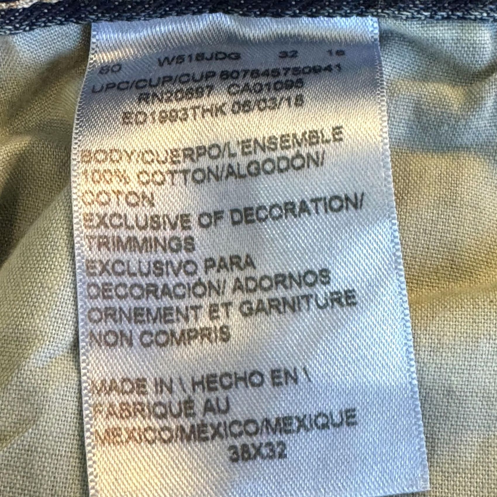 Dickies Dickies Jeans Mens 38x32 Blue Carpenter Workwear Hammer Loop Utility Denim Work Shirts? Size US 38 / EU 54 - 4 Thumbnail