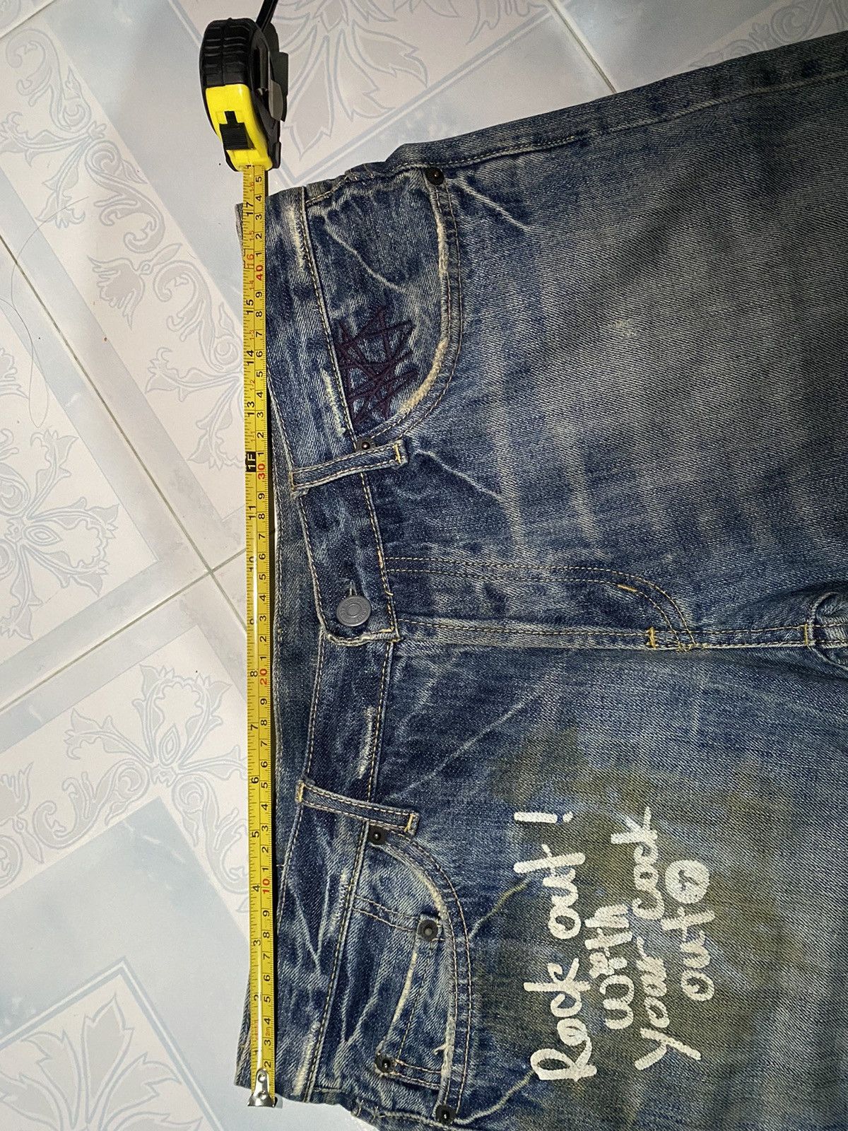 Hysteric Glamour Hysteric Glamour Rock Out Jeans Size US 34 / EU 50 - 13 Thumbnail