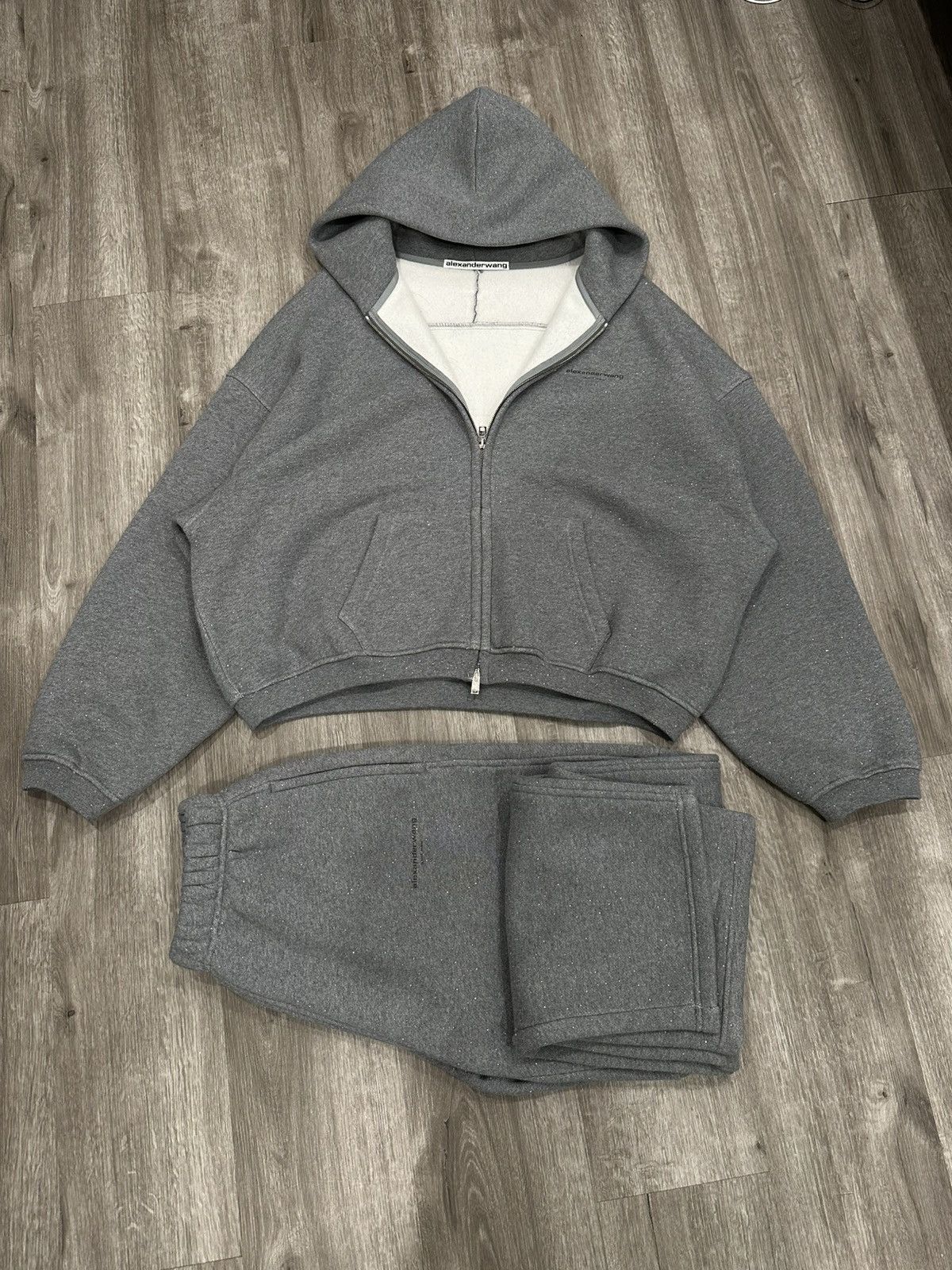 Alexander Wang Alexander Wang Crystal Hotfix Sweatsuit Size US L / EU 52-54 / 3 - 3 Thumbnail