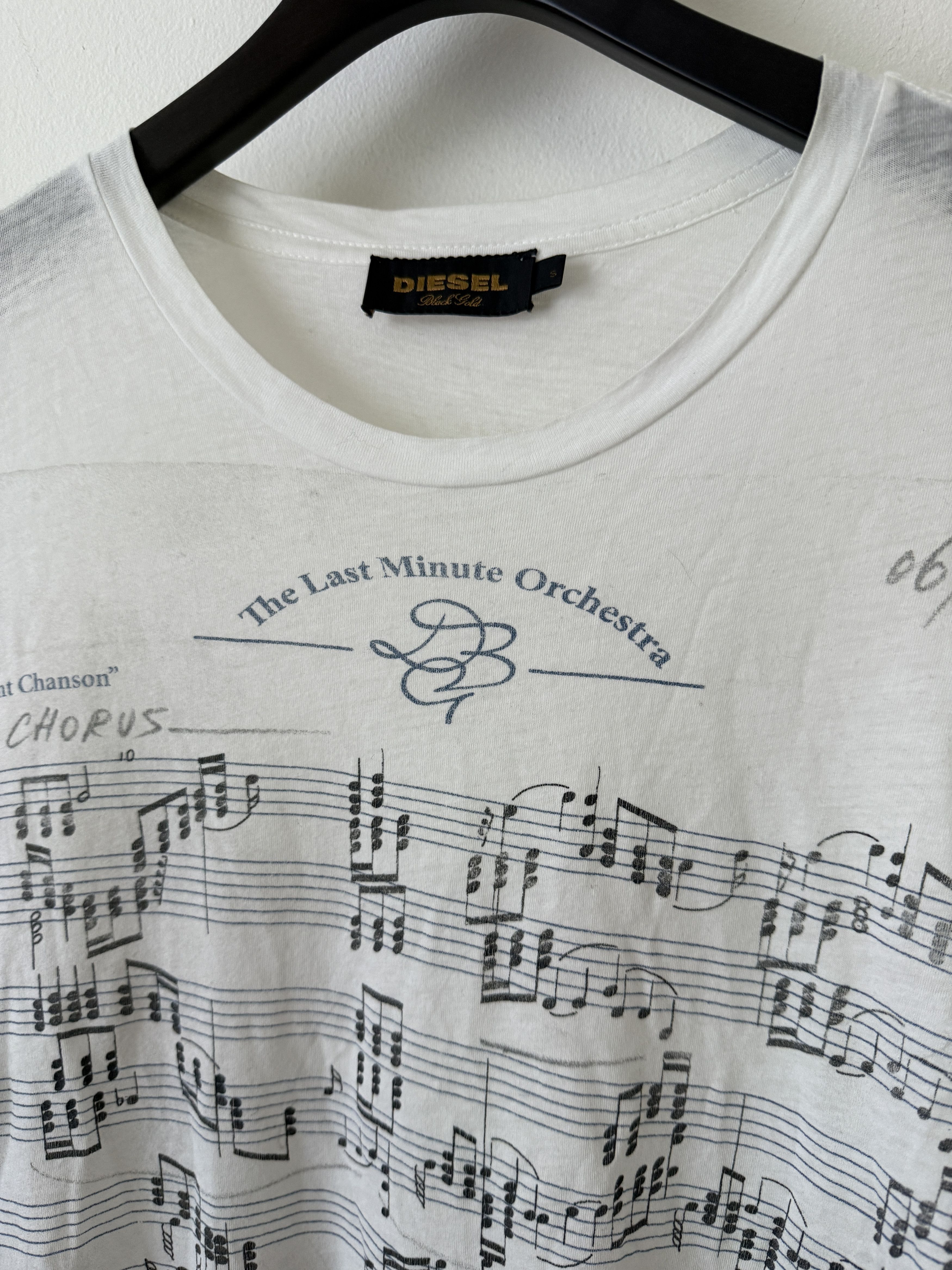 Diesel Black Gold Piano Sheet Music Tee Size US S / EU 44-46 / 1 - 6 Thumbnail