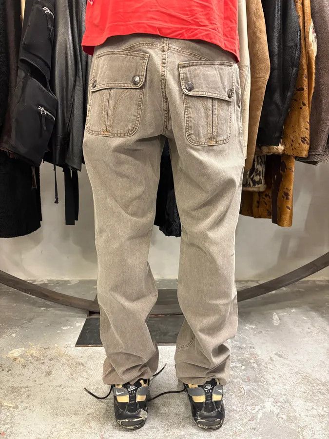 Dolce & Gabbana AW2003 Dolce & Gabbana Grey Cargo Straight Cozy Pants Size US 33 - 4 Thumbnail