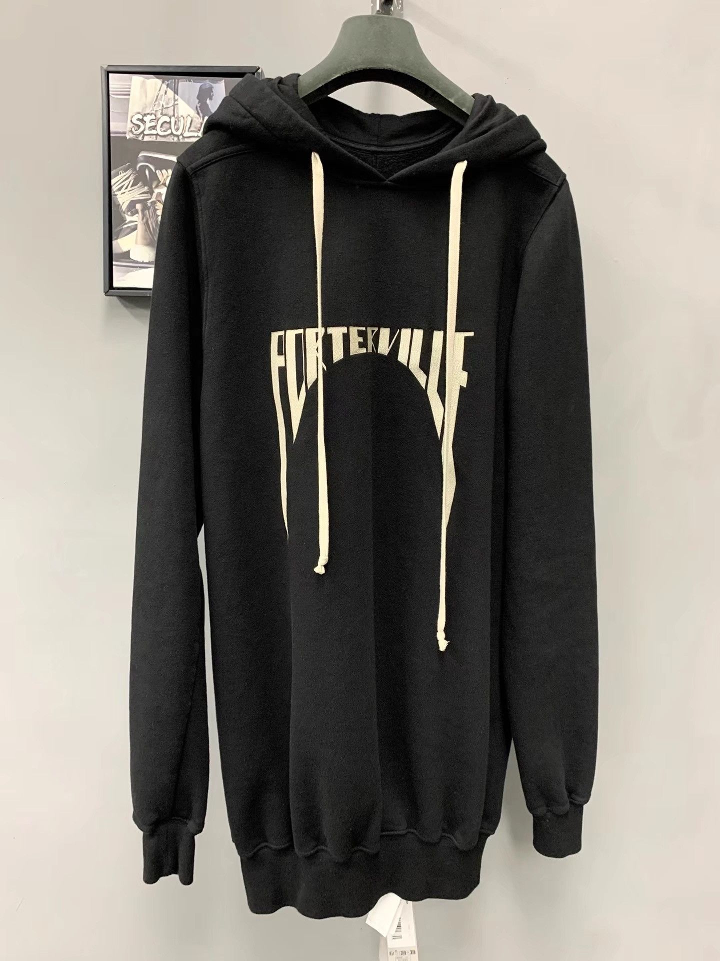 Rick Owens Rick Owens 24FW Mainline Embroidered Hoodie K34 Size US S / EU 44-46 / 1 - 1 Thumbnail