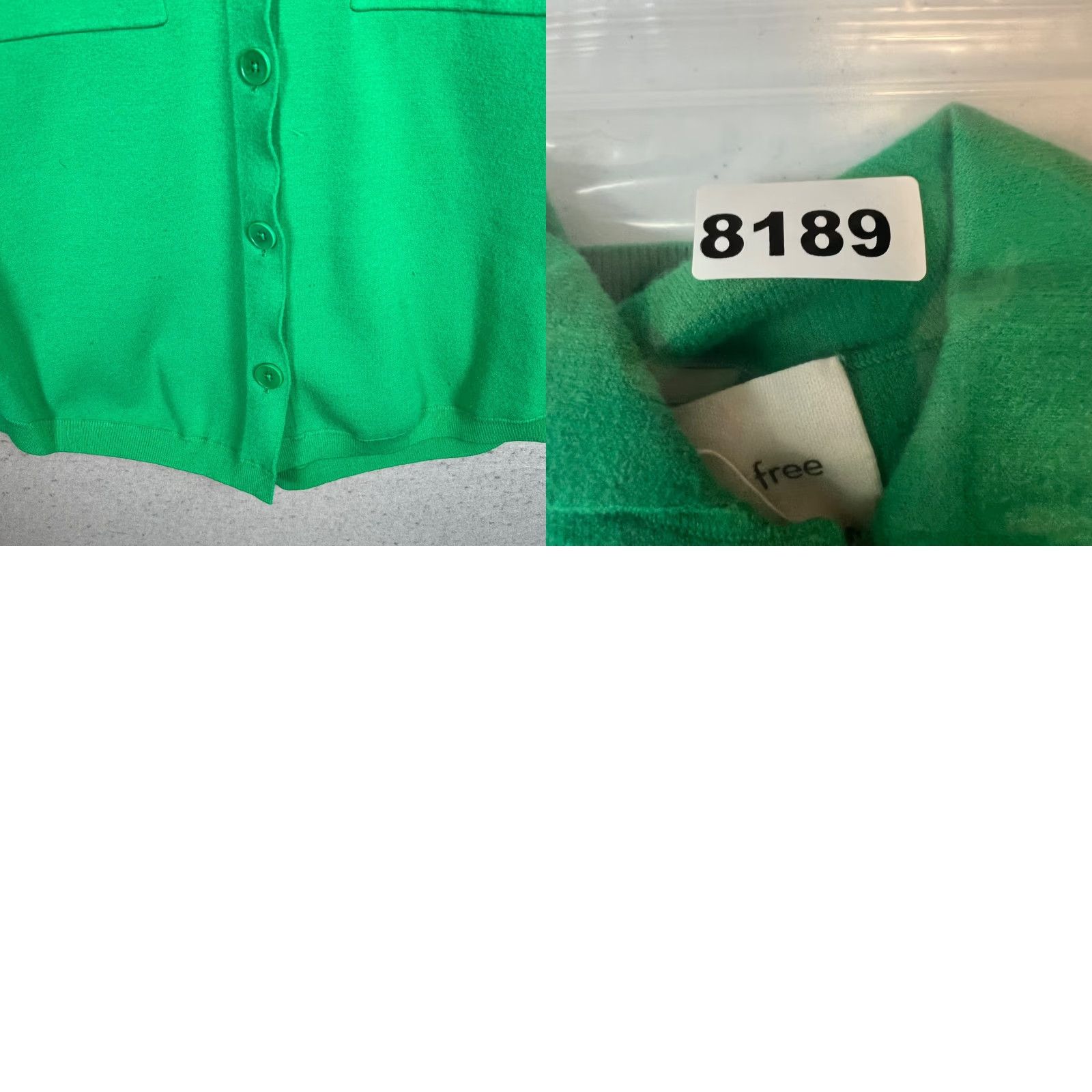 Vintage Wilfred Free Green Button-Up Cardigan Shirt 2XS Lenzing EcoVero Polyester Blend Women Button-Up Cardigan Casual Spring Summer Mens? Size XXS / US 00 / IT 34 - 8 Thumbnail