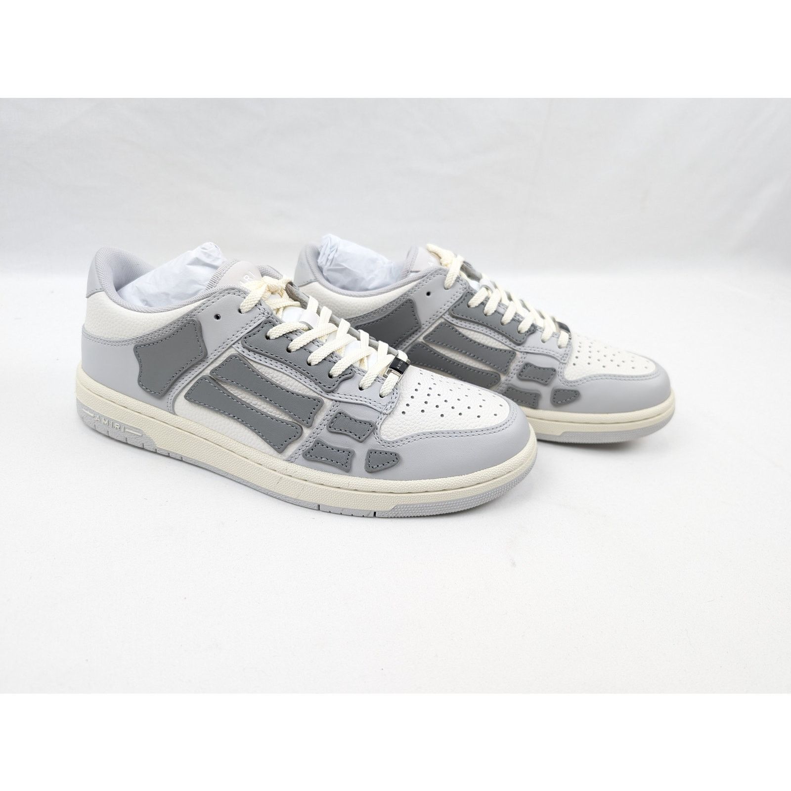 Amiri o1rshd1 Skeleton Low Top Sneakers in Grey Size US 8 / EU 41 - 12 Thumbnail