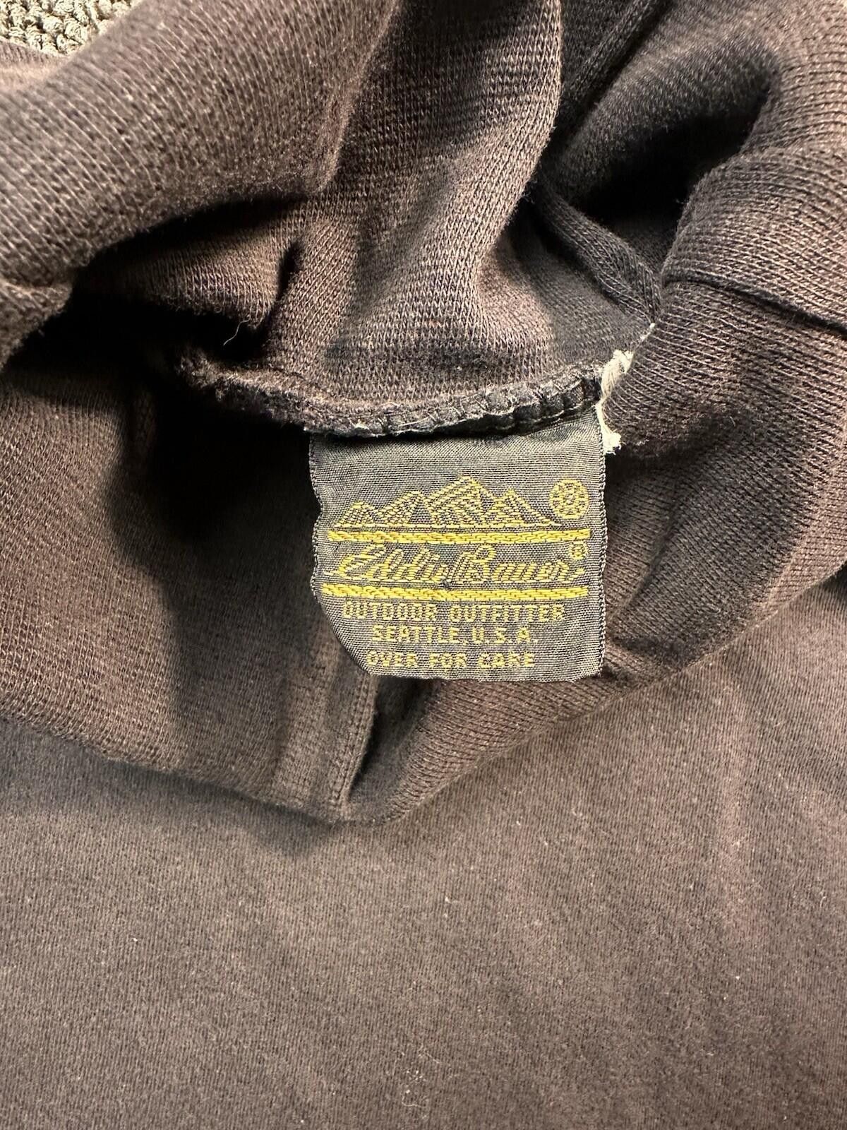 Eddie Bauer VTG 80-90s Eddie Bauer Men's Black Turtleneck XL Size US XL / EU 56 / 4 - 2 Thumbnail