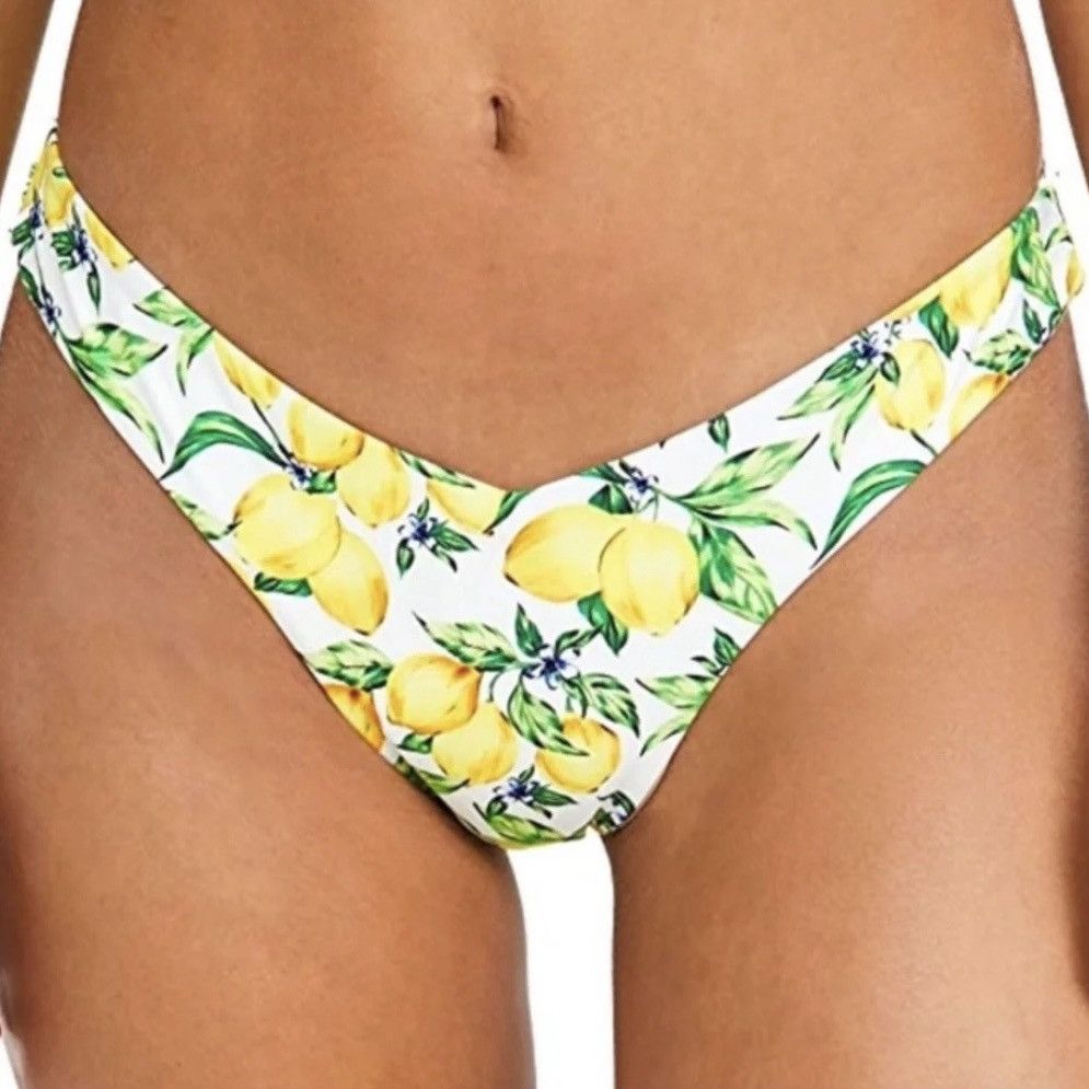 Onia Onia x We Wore What Lemon Print Delilah Bikini Bottom Size 27" / US 4 / IT 40 - 2 Thumbnail