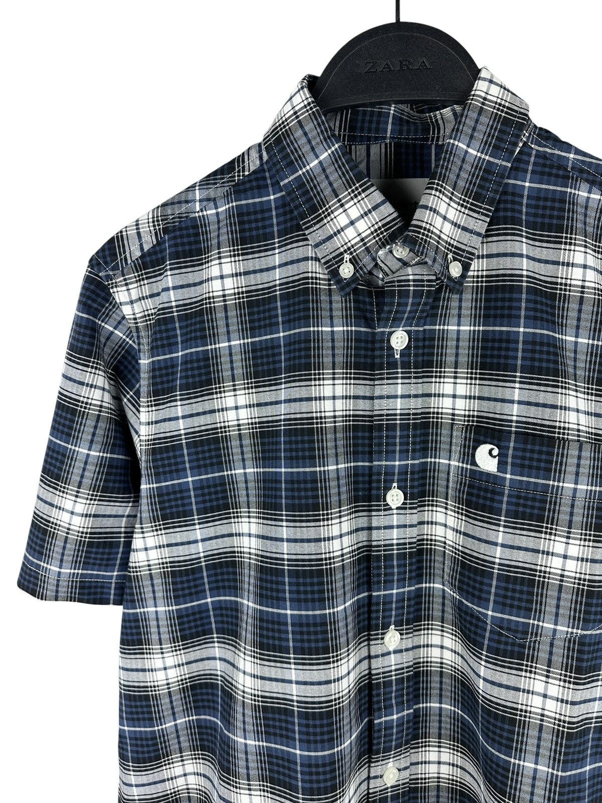 Carhartt Wip Carhartt WIP Linville Short Sleeve Plaid Shirt Button Down Size US XS / EU 42 / 0 - 2 Thumbnail