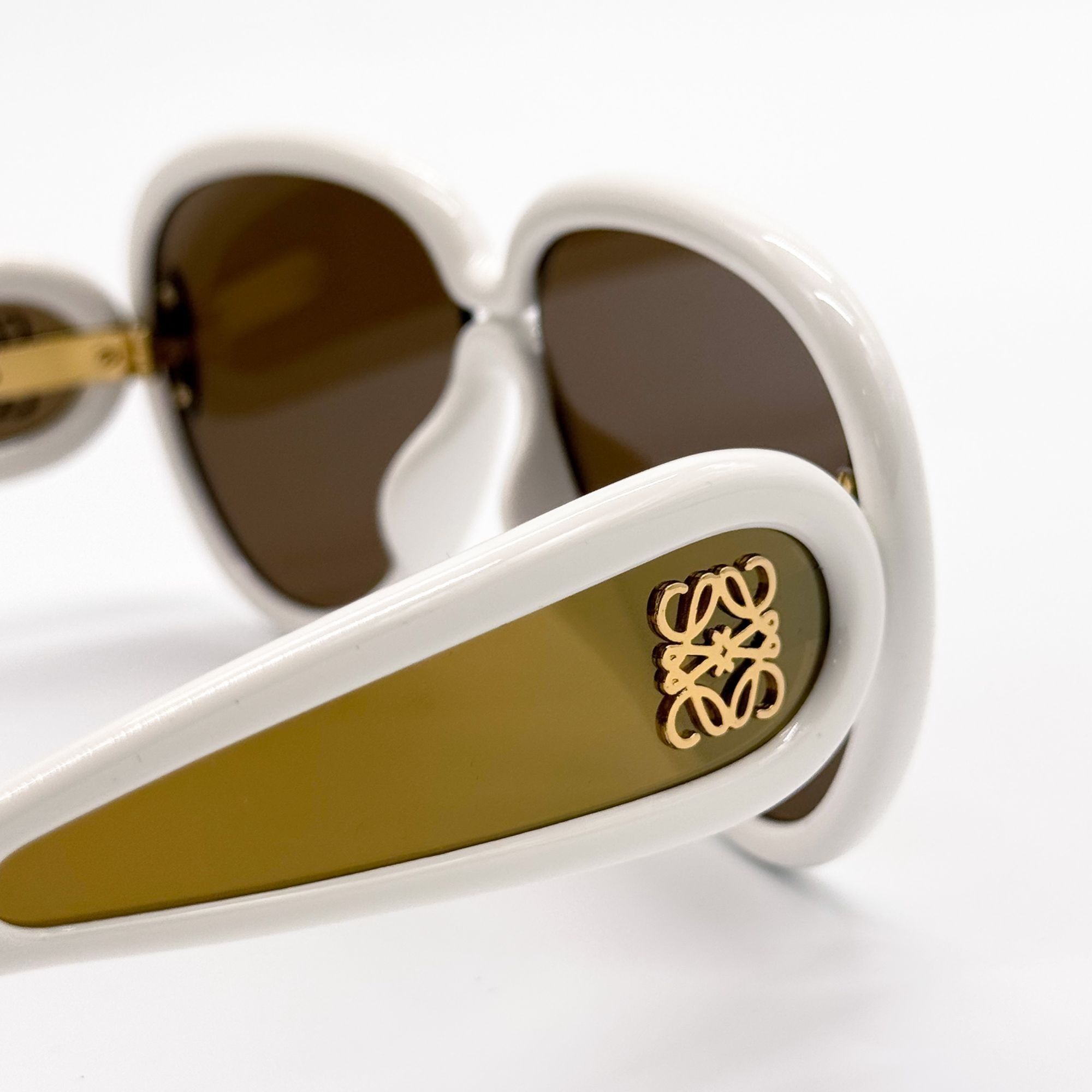 Loewe NEW LOEWE SUNGLASSES LW40132I 25G WHITE UNISEX EYEWEAR LOEWE Size ONE SIZE - 7 Thumbnail