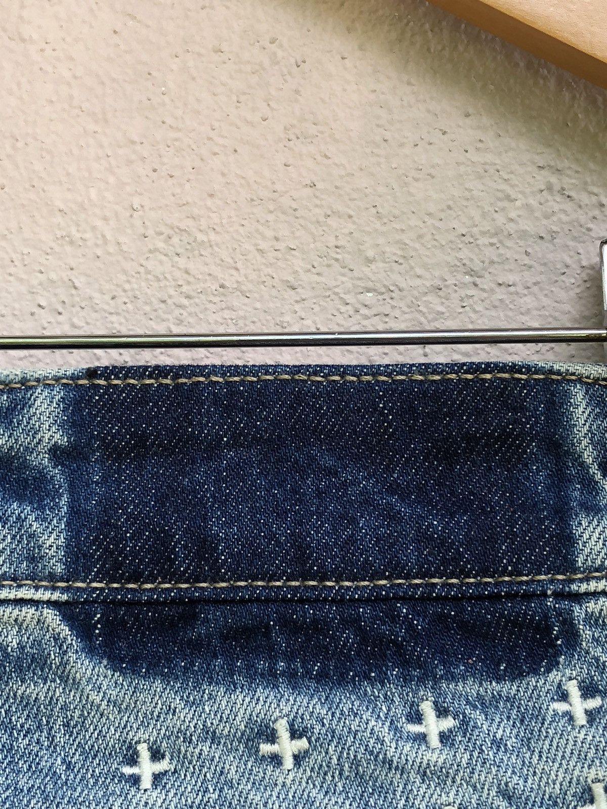 Ksubi Ksubi High Rage Distressed Patch Jeans Size US 28 / EU 44 - 11 Thumbnail