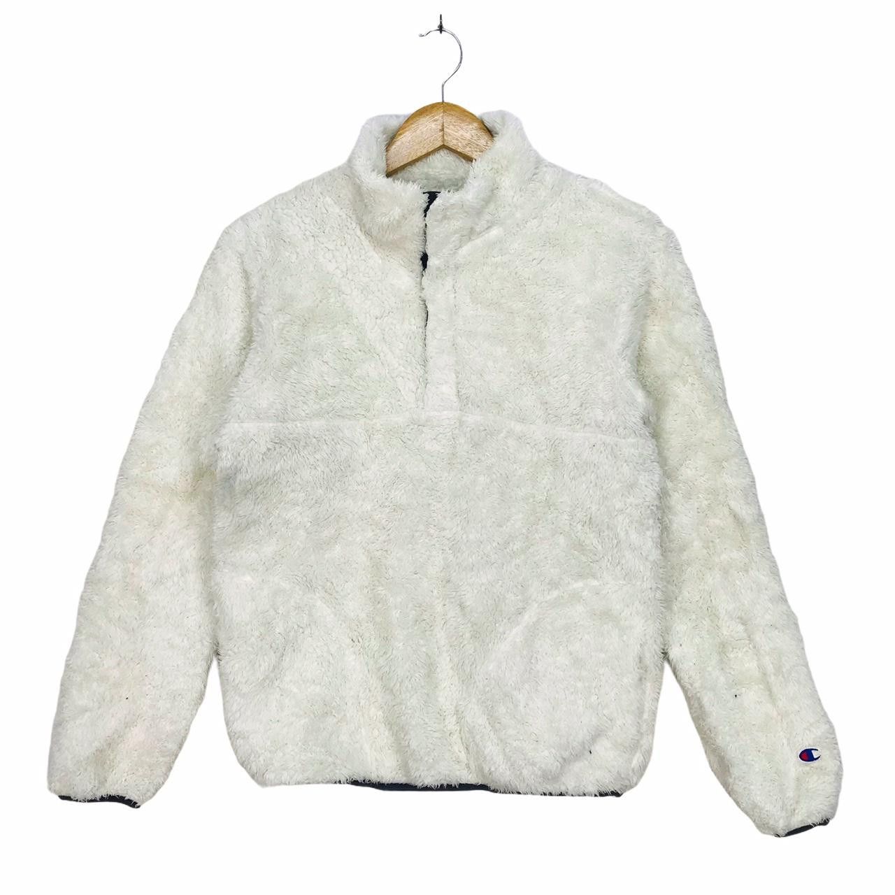 Champion Vtg CHAMPION Fleece Sweater Jumper Pullover Streetwear Size M / US 6-8 / IT 42-44 - 1 Thumbnail