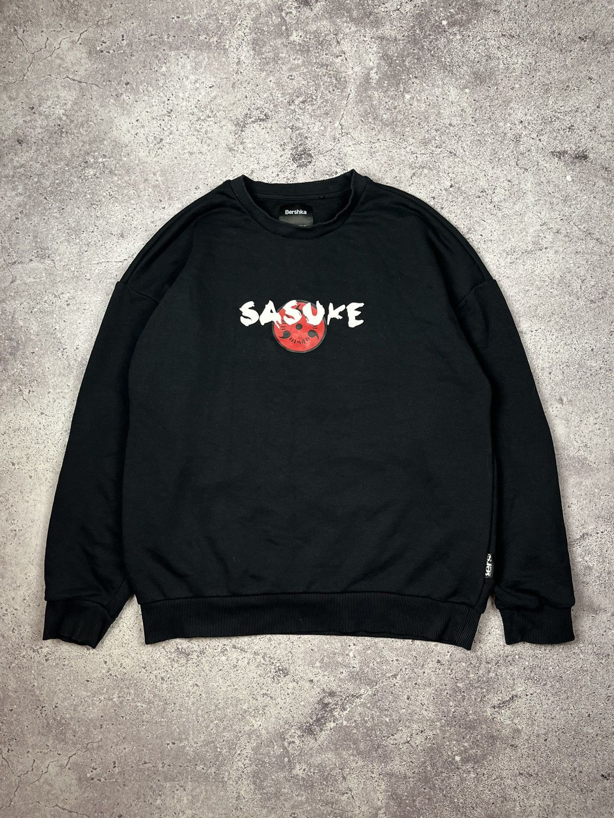 Anima Bershka Japanese Brand Naruto Shippuden Sasuke Sweatshirt Grailed