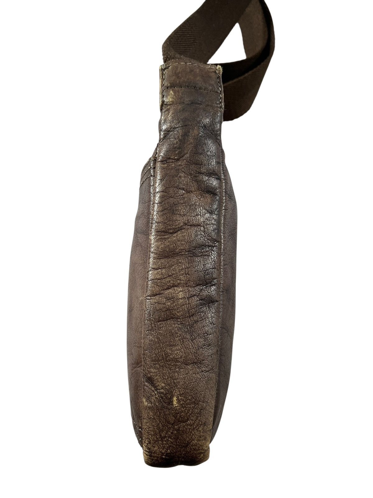 Diesel 2000s Diesel Patina Leather Sling Bag Size ONE SIZE - 8 Thumbnail