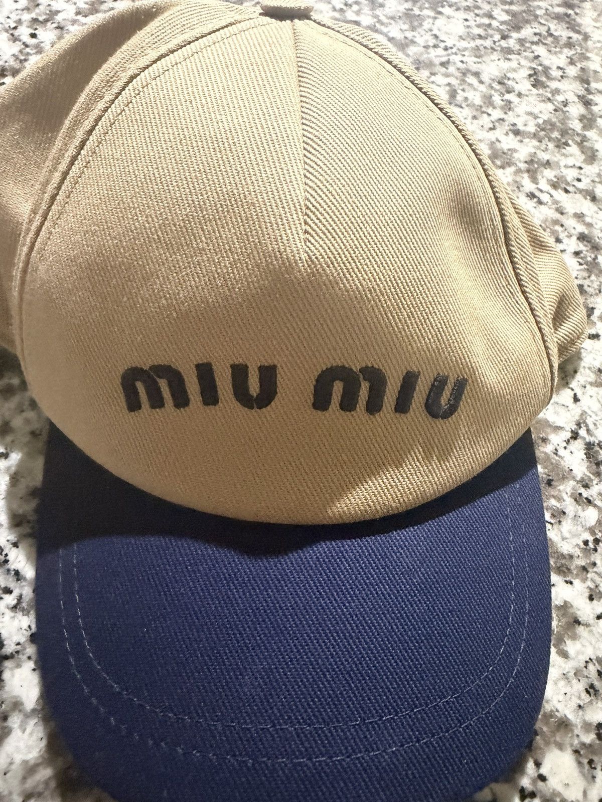 Miu Miu Miu Miu Drill Cap Size ONE SIZE - 1 Thumbnail