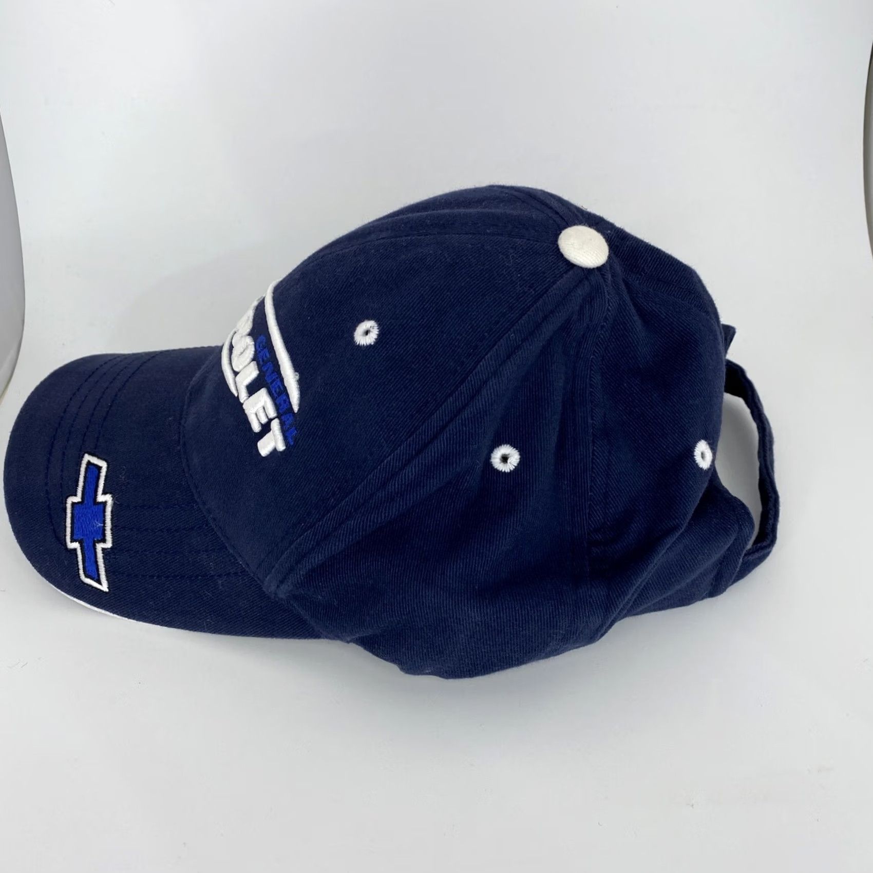 American Needle VINTAGE American Needle Chevrolet General Motors Adjustable Hat Blue Baseball Cap Men One Size Cotton Solid Cars Theme Size ONE SIZE - 7 Thumbnail
