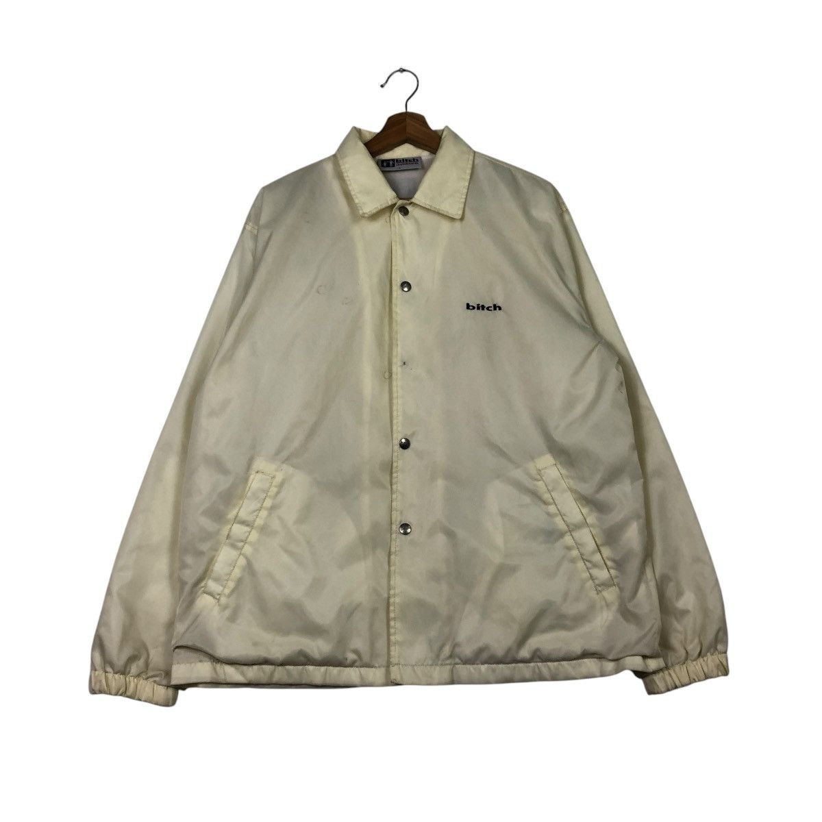 Japanese Brand 🔥VINTAGE COACH JACKET SNAP BUTTON BITCH SKATEBOARD BIG LOGO Size US L / EU 52-54 / 3 - 2 Thumbnail
