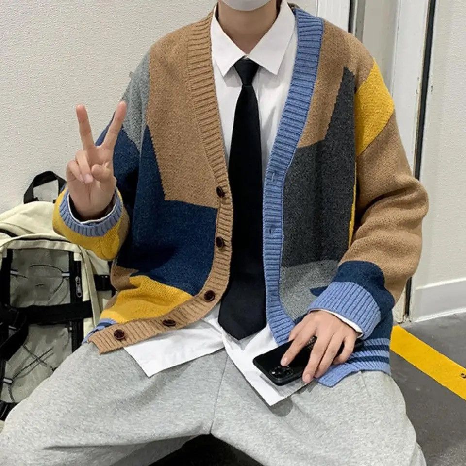 Japanese Brand Unisex Fancy Cardigan Knitwear Jumper Spring Summer Size US L / EU 52-54 / 3 - 2 Thumbnail