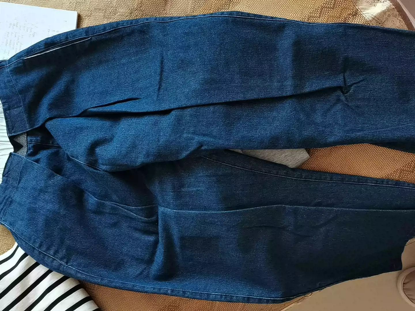 image of Kapital, Hook And Loop in Blue, Men's (Size 34)