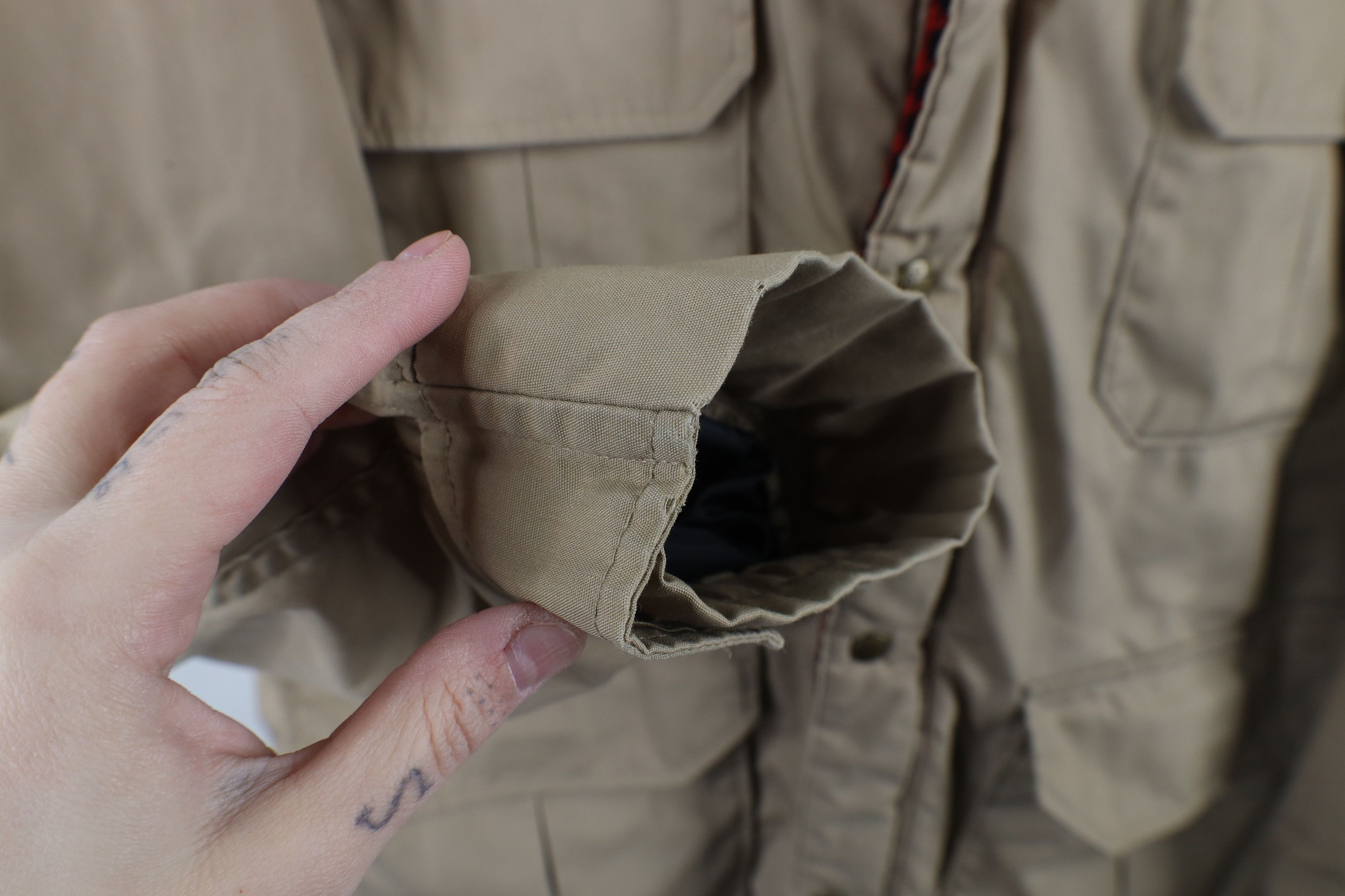 Vintage × Woolrich Woolen Mills Vintage 90s Woolrich Wool Lined Chore Barn Jacket USA Size US M / EU 48-50 / 2 - 6 Thumbnail