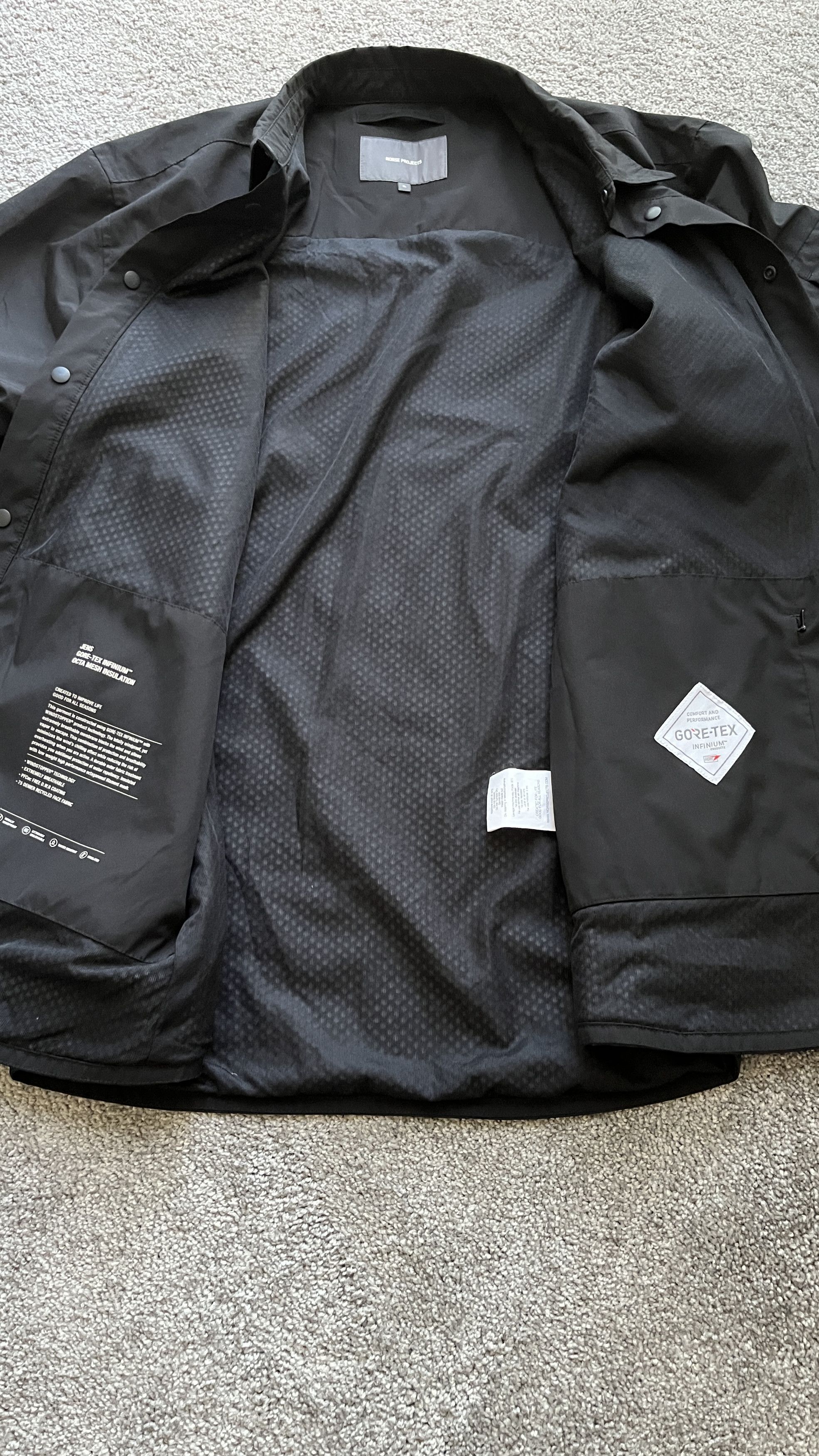 Norse Projects Norse Projects Jens 1.0 Gore Tex Infinium Shirt Jacket XL Size US XL / EU 56 / 4 - 15 Thumbnail