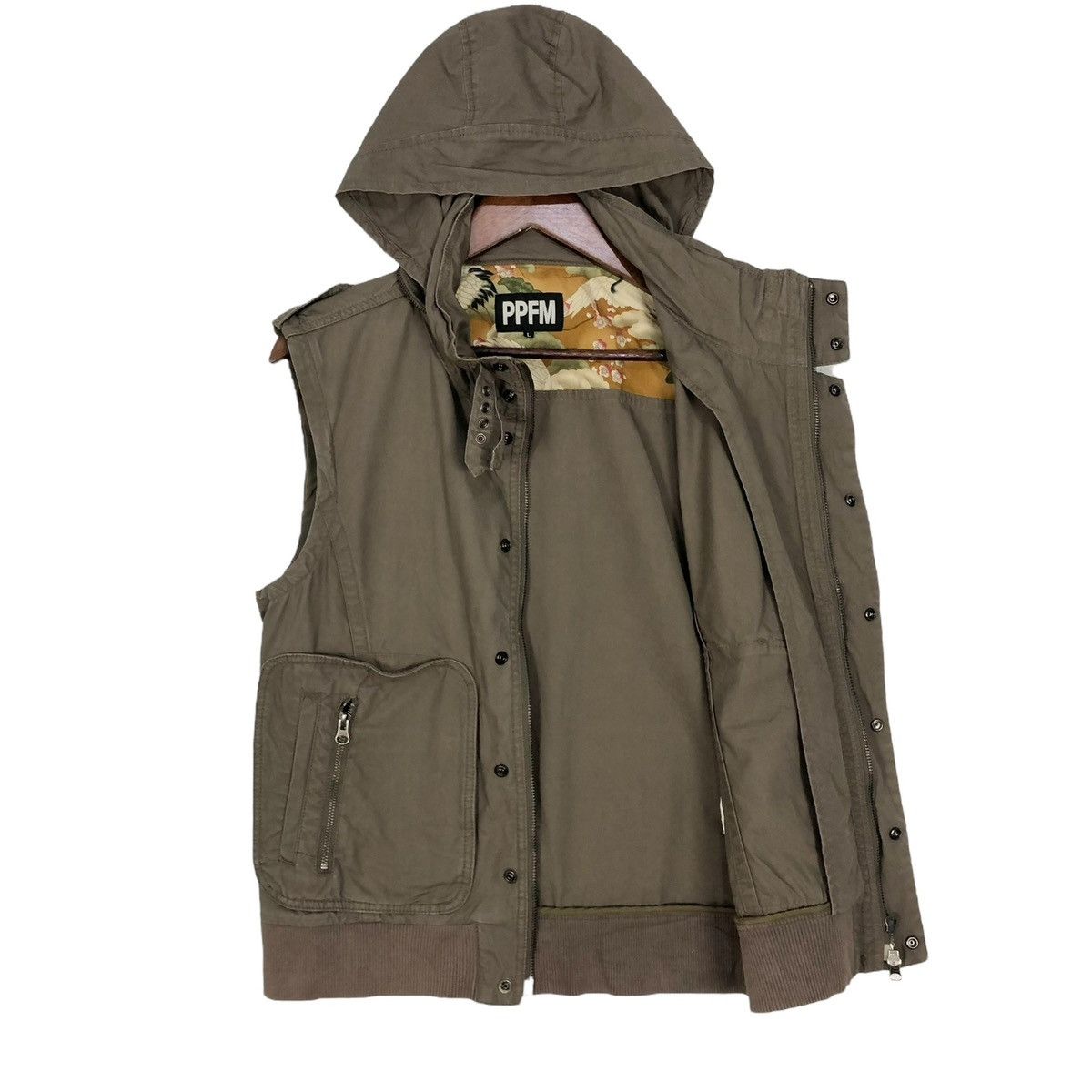 PPFM Vintage PPFM Vest Jacket Hoodie Japanese Brand Streetwear Size US S / EU 44-46 / 1 - 6 Thumbnail