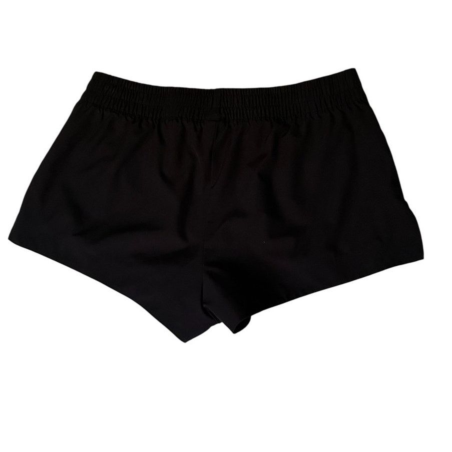 U.S. Polo Assn. U.S. Polo Assn Black Women's Shorts - Sz M - Elastic Waist Size 28" / US 6 / IT 42 - 3 Thumbnail