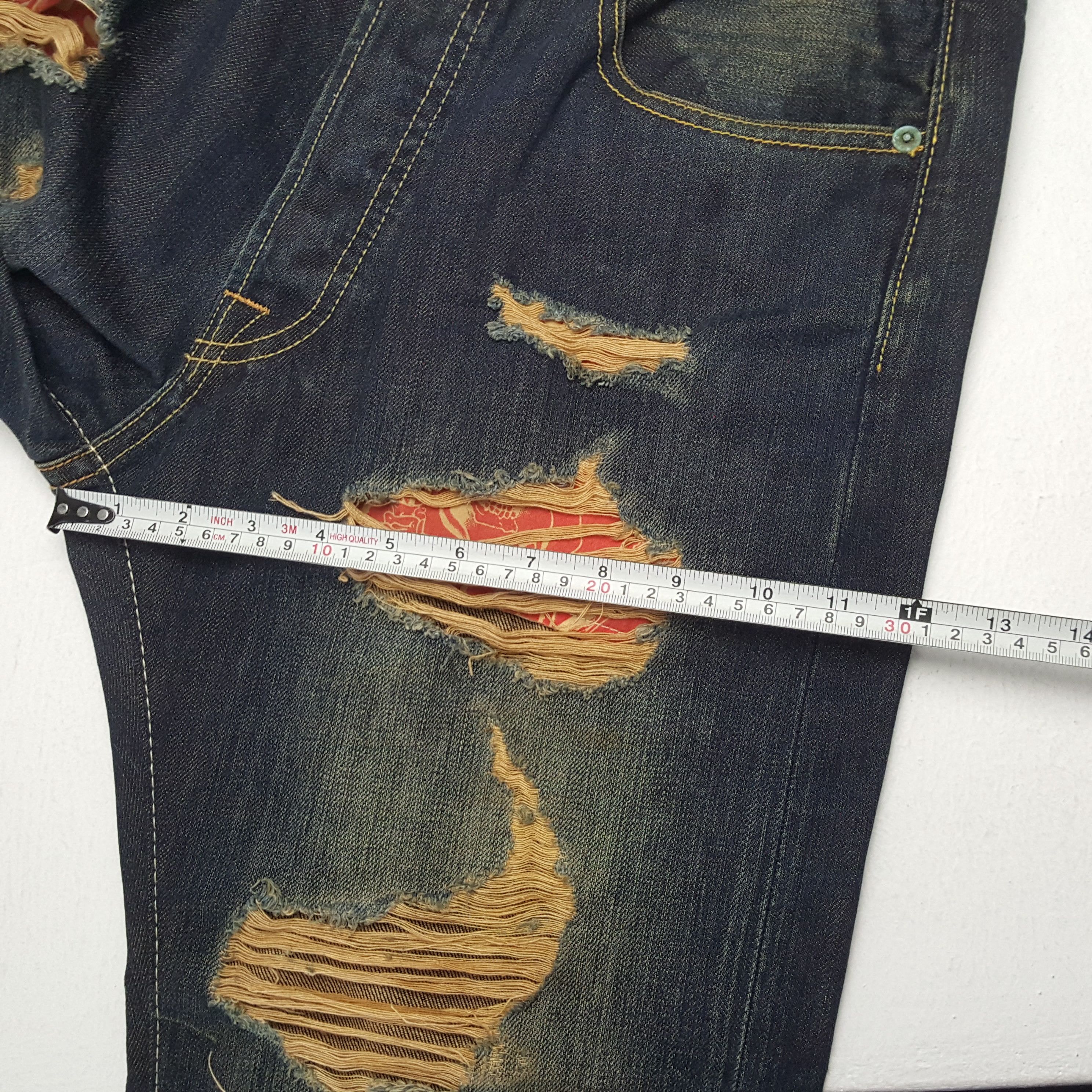 Christian Audigier × Ed Hardy × Vintage Vintage ED-HARDY by Christian Audigier American Style Jeans Size US 32 / EU 48 - 9 Thumbnail