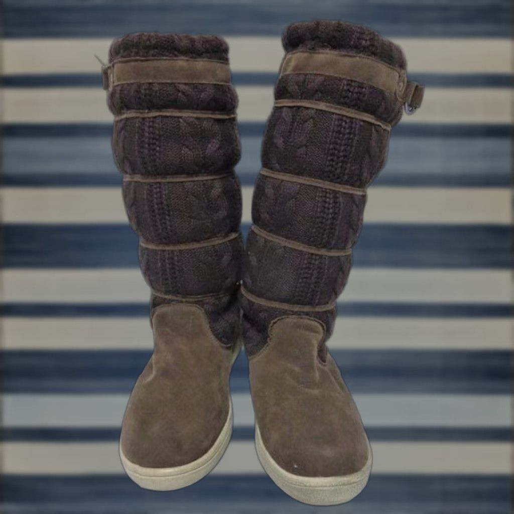 Vintage MUK LUKS Boot Womens Brown Size 7 Adult Shoes 7 MUK LUKS Booties Brown Size 7 Womens Size US 7 / IT 37 - 1 Thumbnail