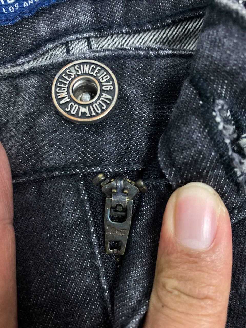 Japanese Brand allcot denim inspired distressed nice design Size 32" / US 10 / IT 46 - 11 Thumbnail