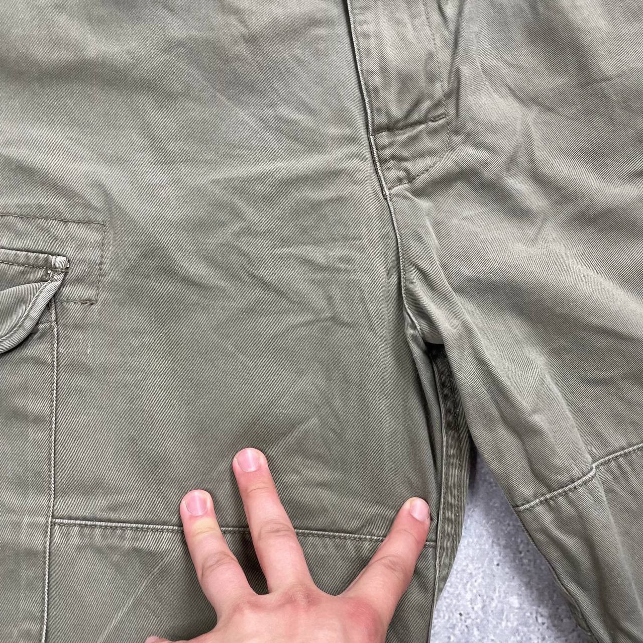Mambo × Vintage Vintage Mambo Cargo Shorts Faded Olive Green Size 36 Size US 36 / EU 52 - 6 Thumbnail