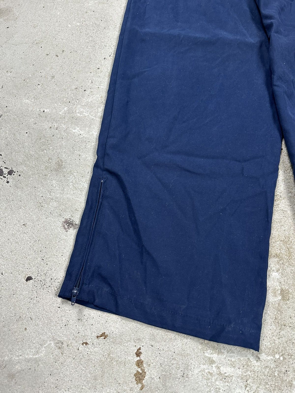 Vintage Y2K Nike Baggy Track Pants Navy Swoosh