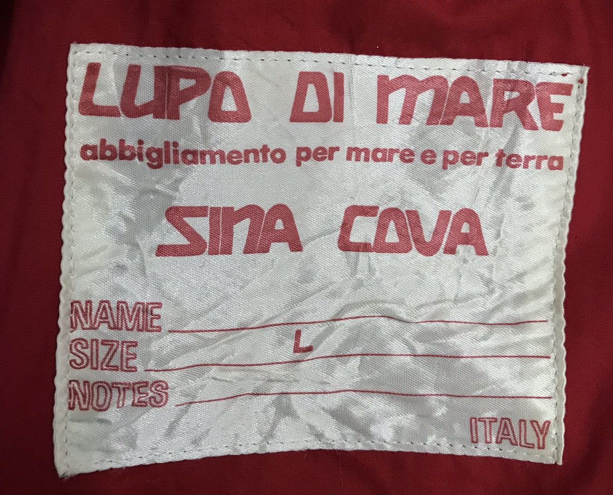 Japanese Brand × Vintage Vintage Lupo Du Mare Sina Cova Racing Personnel Only Jacket Size US L / EU 52-54 / 3 - 14 Thumbnail