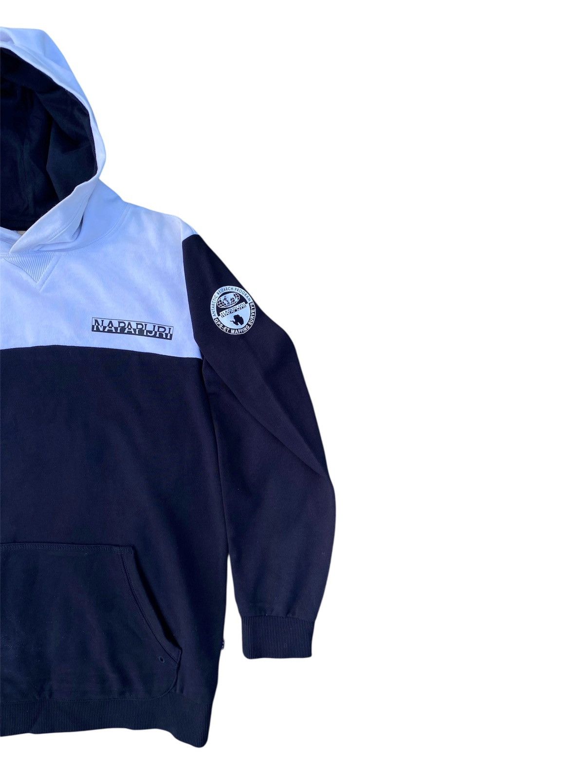 Napapijri × Vintage Napapijiri Hoodie Pull Over Big Logo Streetwear Size US S / EU 44-46 / 1 - 3 Thumbnail
