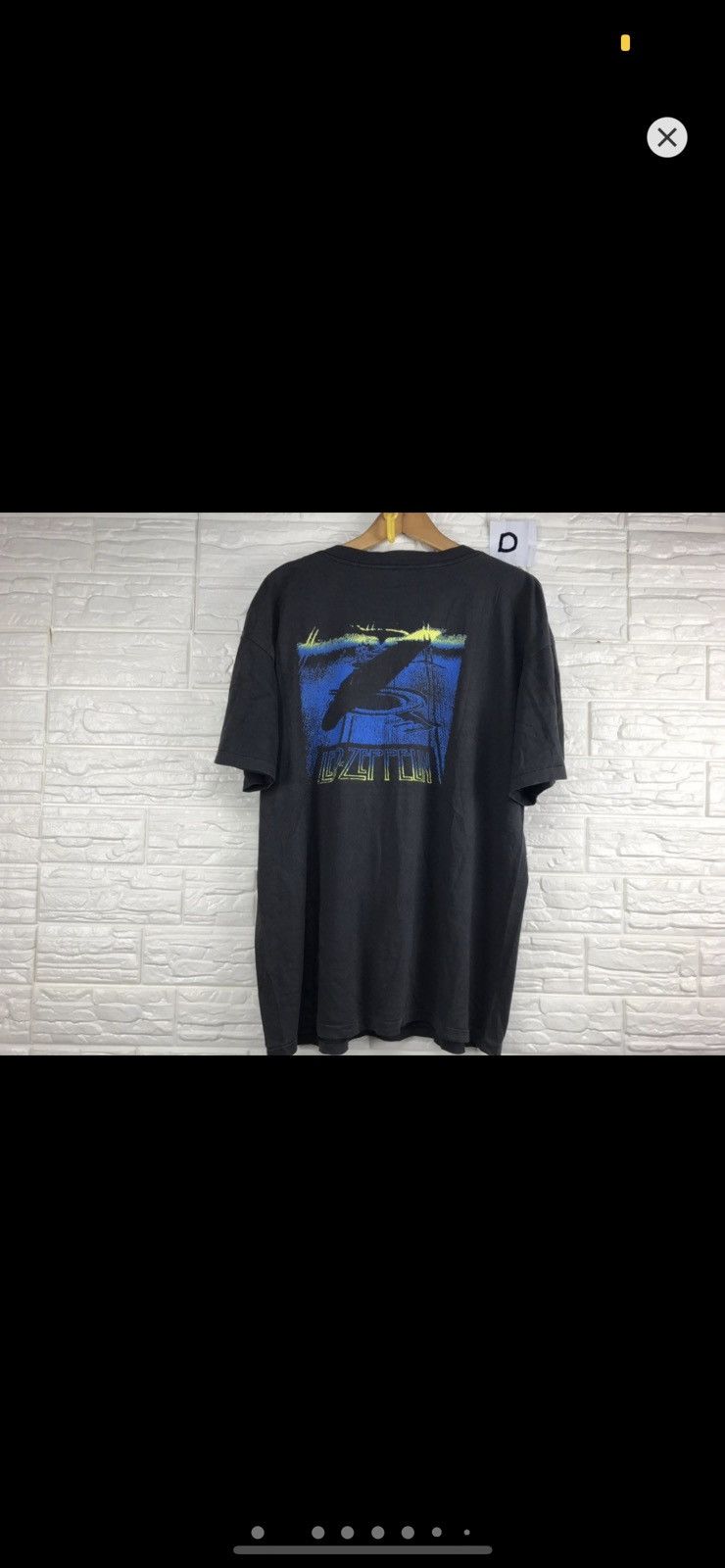 Band Tees × Led Zeppelin × Vintage Vintage LED ZEPPELIN British Rock Band Tees Size US L / EU 52-54 / 3 - 2 Thumbnail