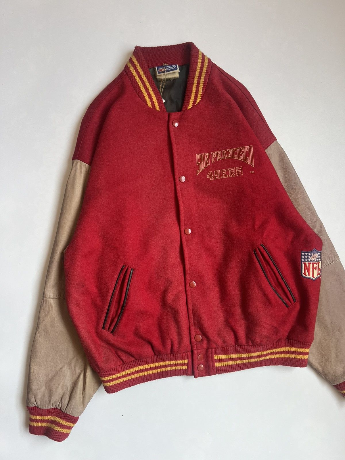 NFL 90's San Francisco 49Ers Wool Varsity Jacket Size US L / EU 52-54 / 3 - 6 Thumbnail