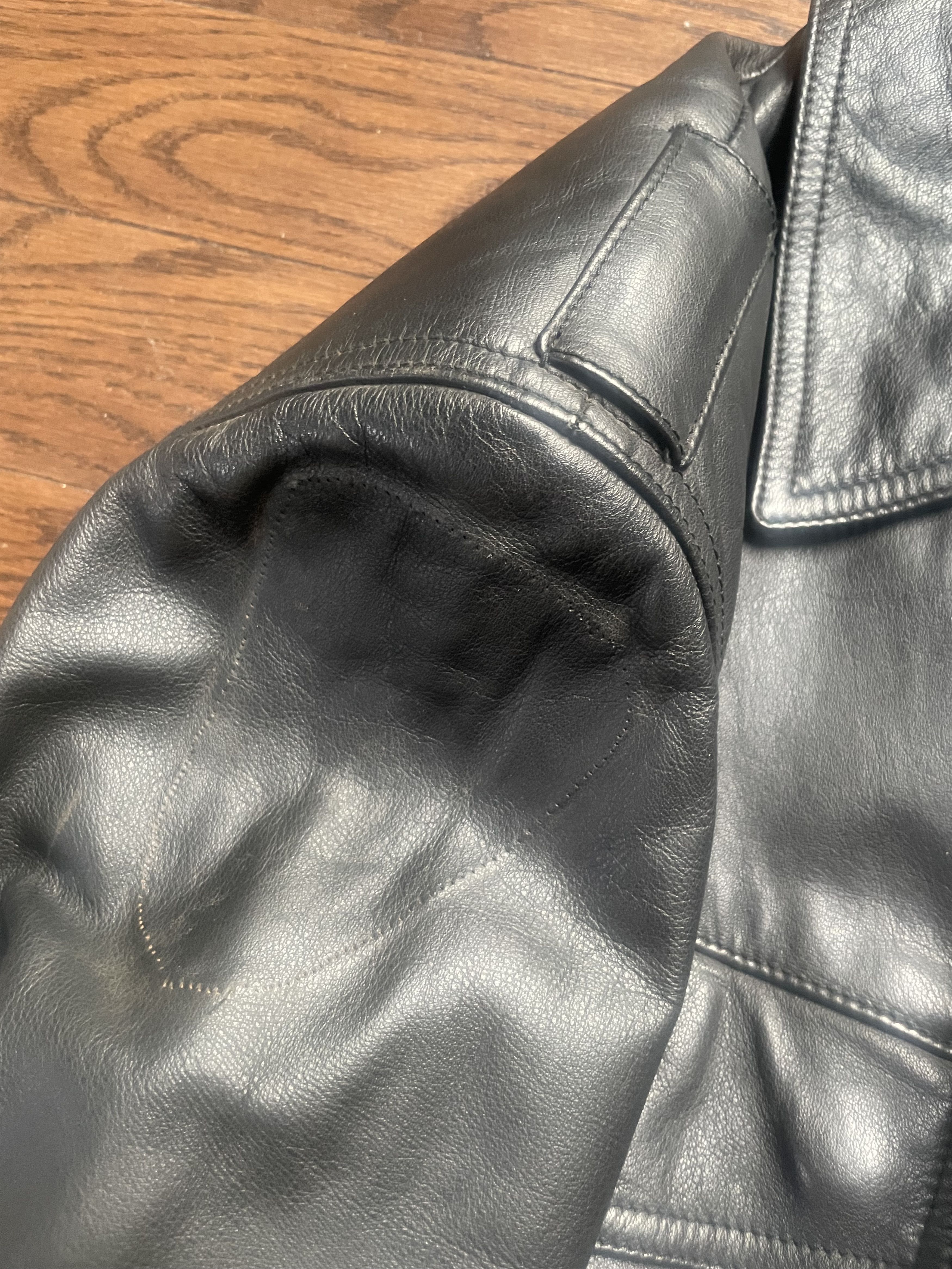 Vintage Vintage German Polizei Leather Blouson Size US M / EU 48-50 / 2 - 10 Thumbnail