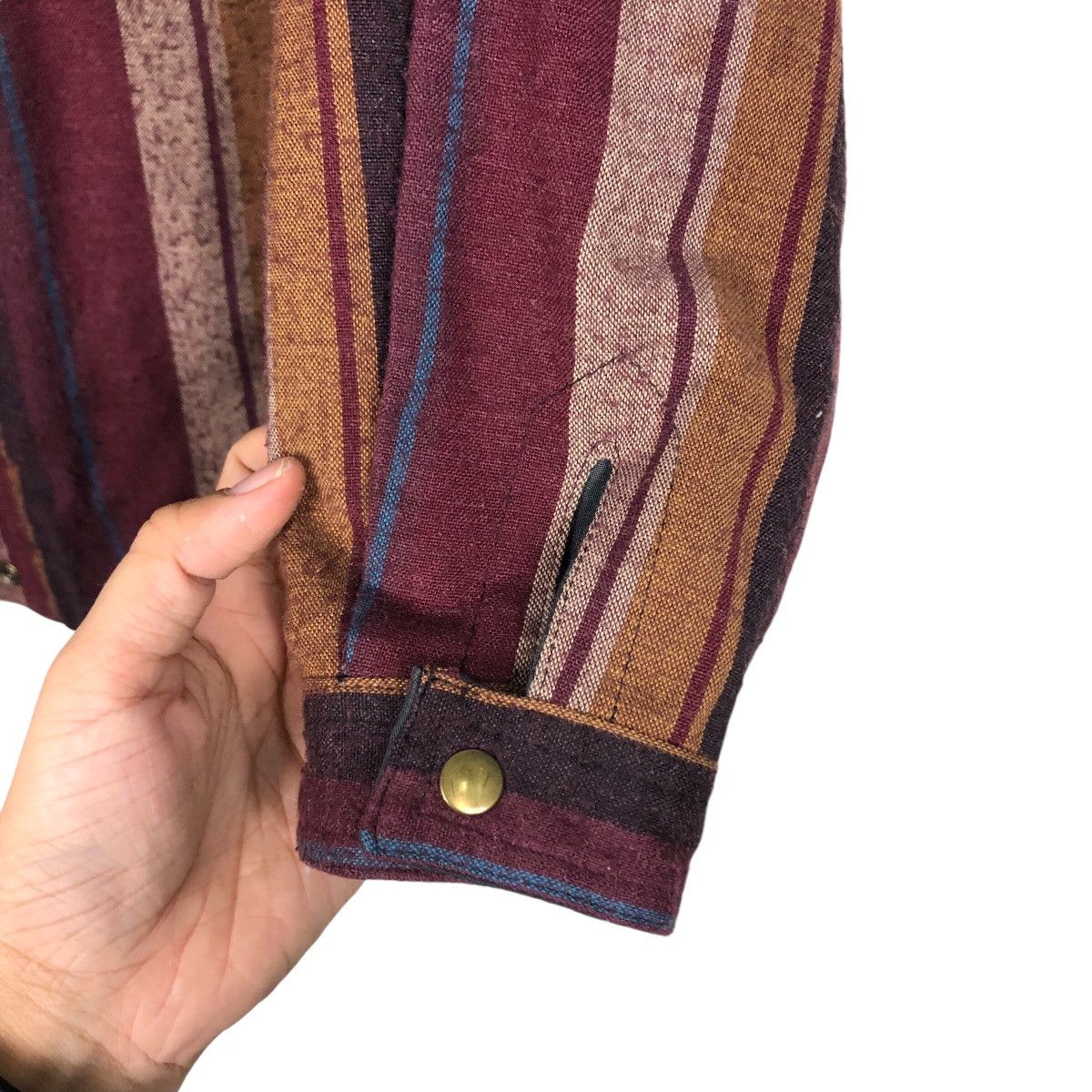 Japanese Brand 📌Vintage Bomber Jacket Reversible Striped Issey Miyake Size US M / EU 48-50 / 2 - 16 Thumbnail