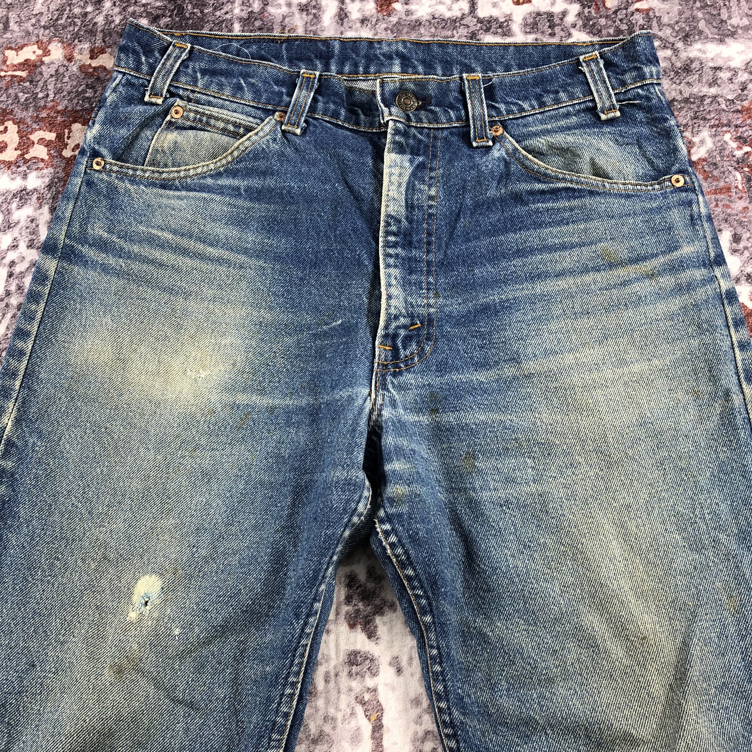 Levi's × Vintage 90s Vintage Blue Wash Levis 517 Flare Jeans-JM2209 Size US 34 / EU 50 - 3 Thumbnail