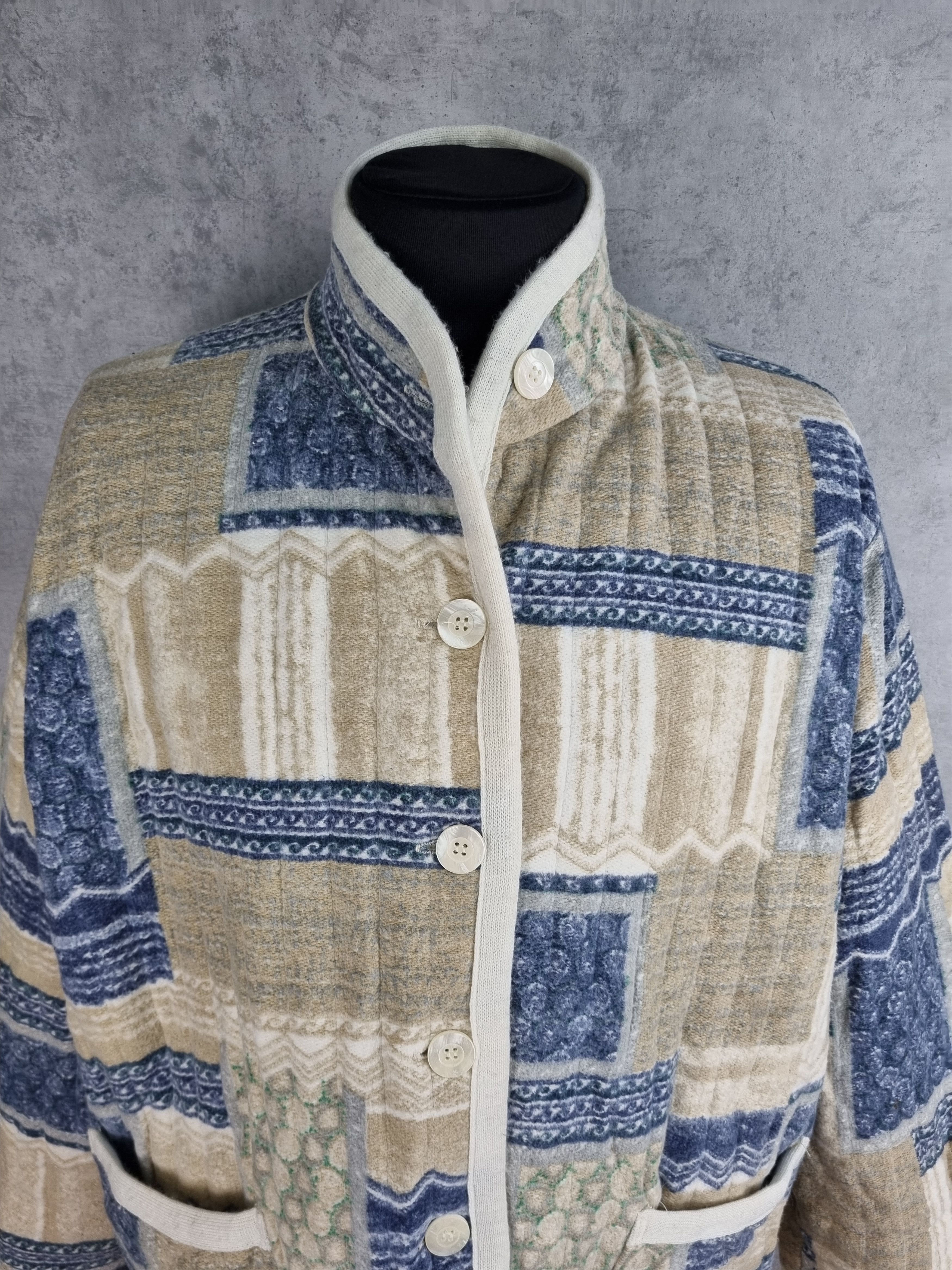 Japanese Brand × Vintage Vintage KIMONO Quilted Jacket Patchwork KAPITAL style Size US L / EU 52-54 / 3 - 3 Thumbnail